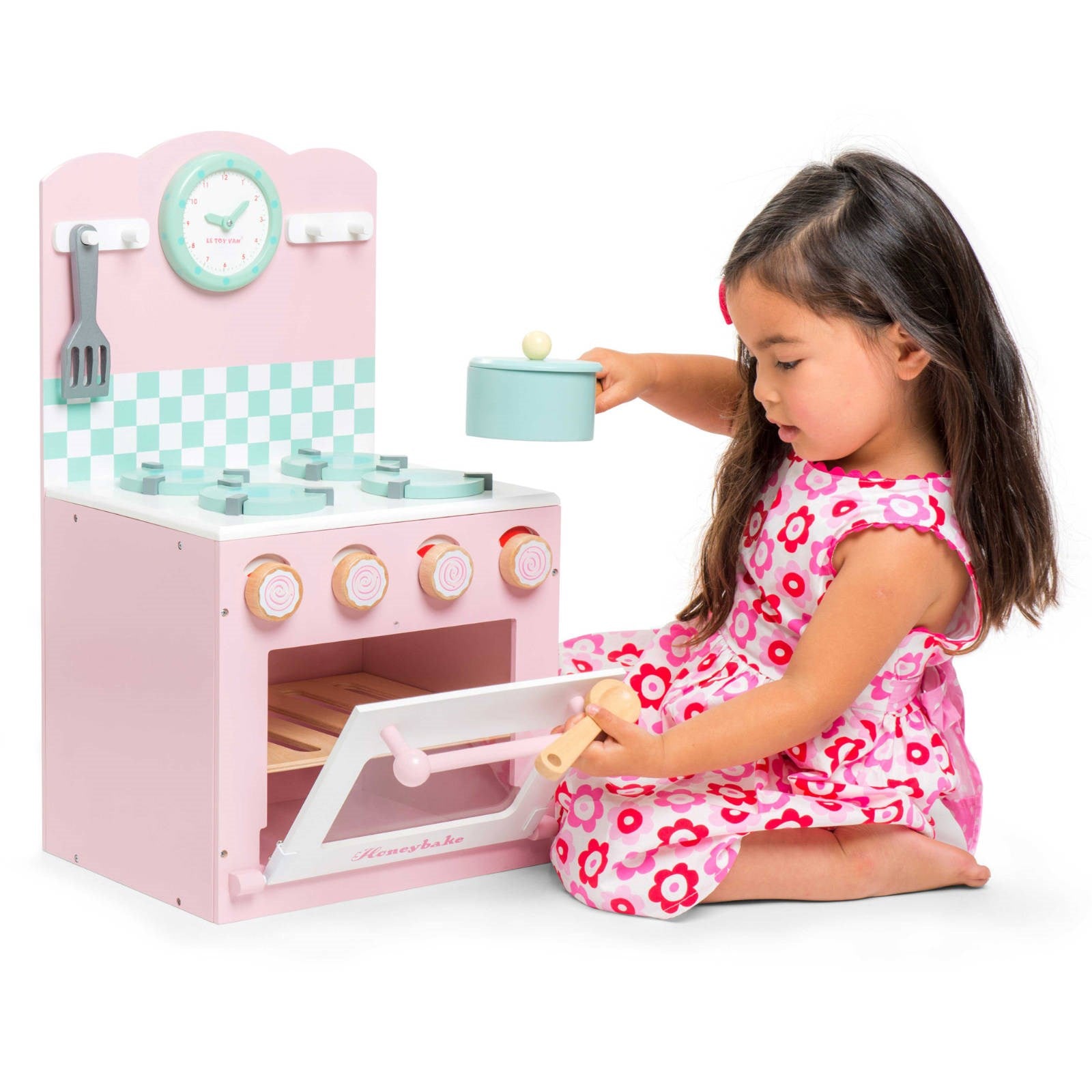 Pink Oven and Hob Set