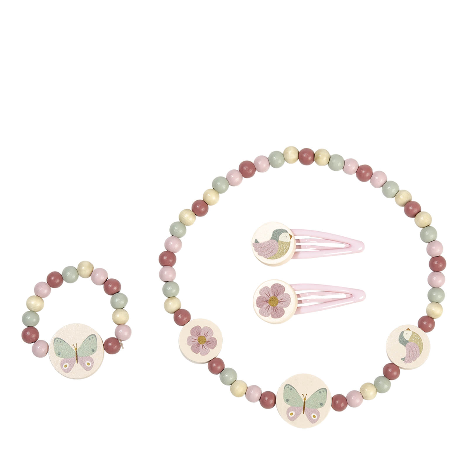 Wooden Jewellery Set