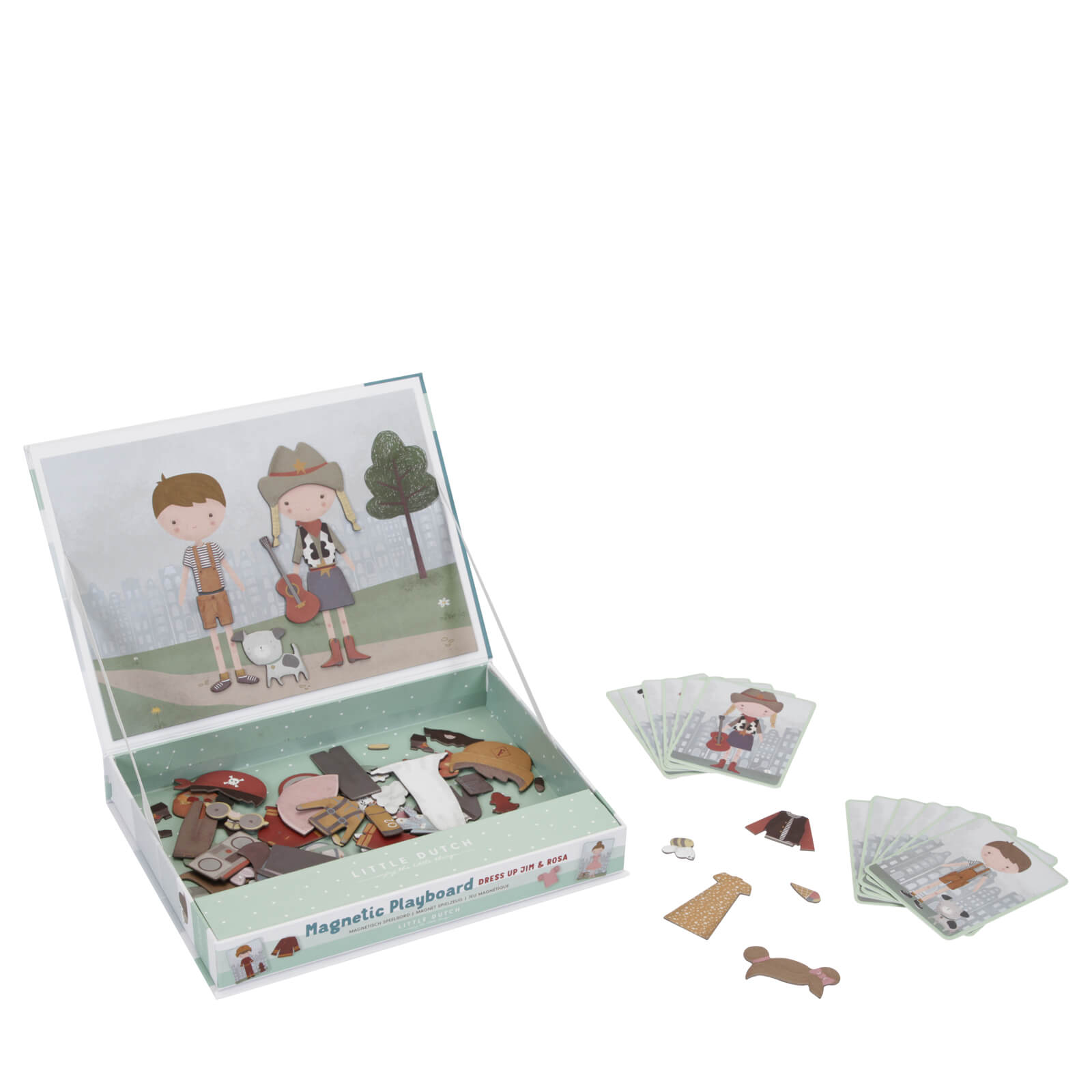 Magnetic Play Board - Dress Jim and Rosa