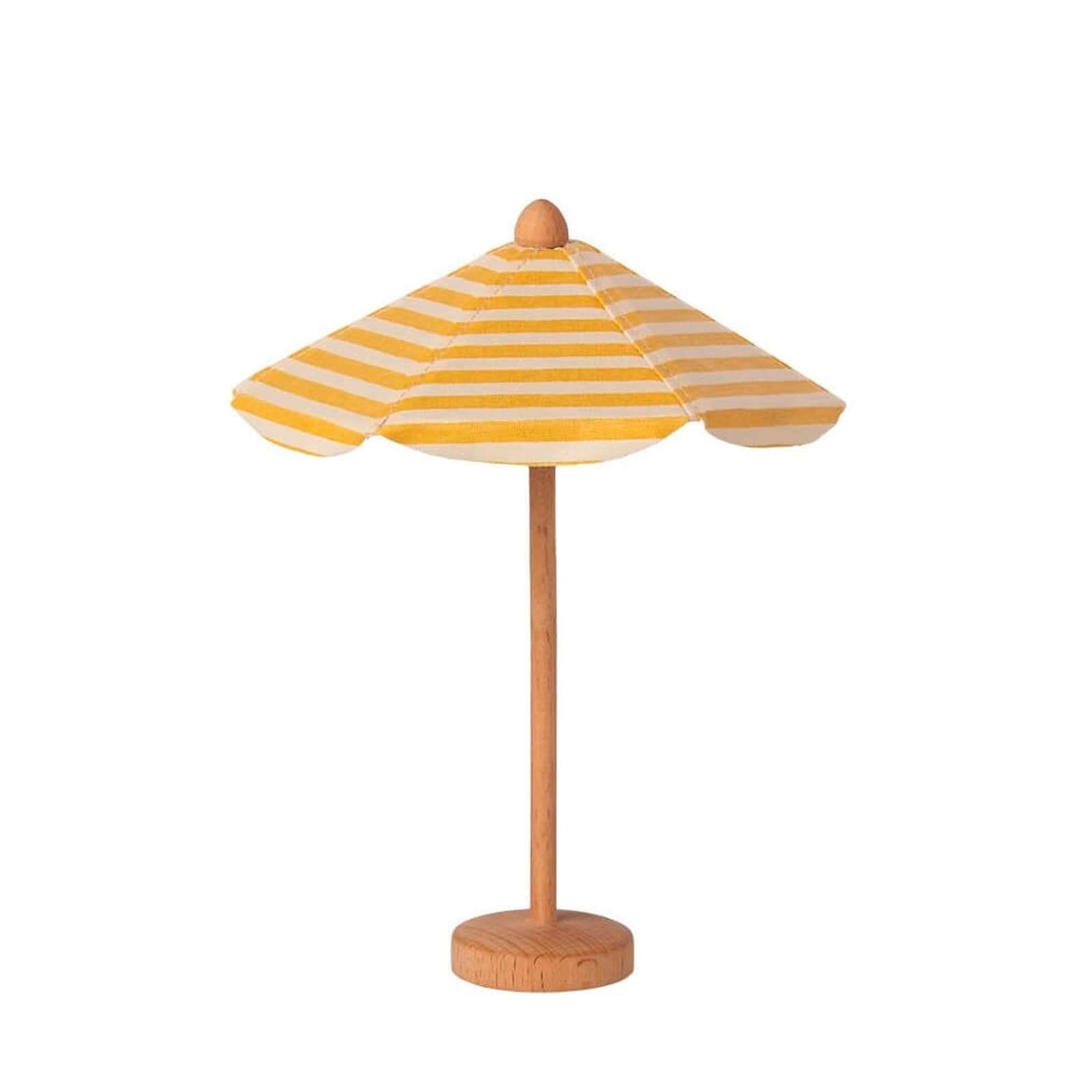Beach Umbrella Yellow Stripes