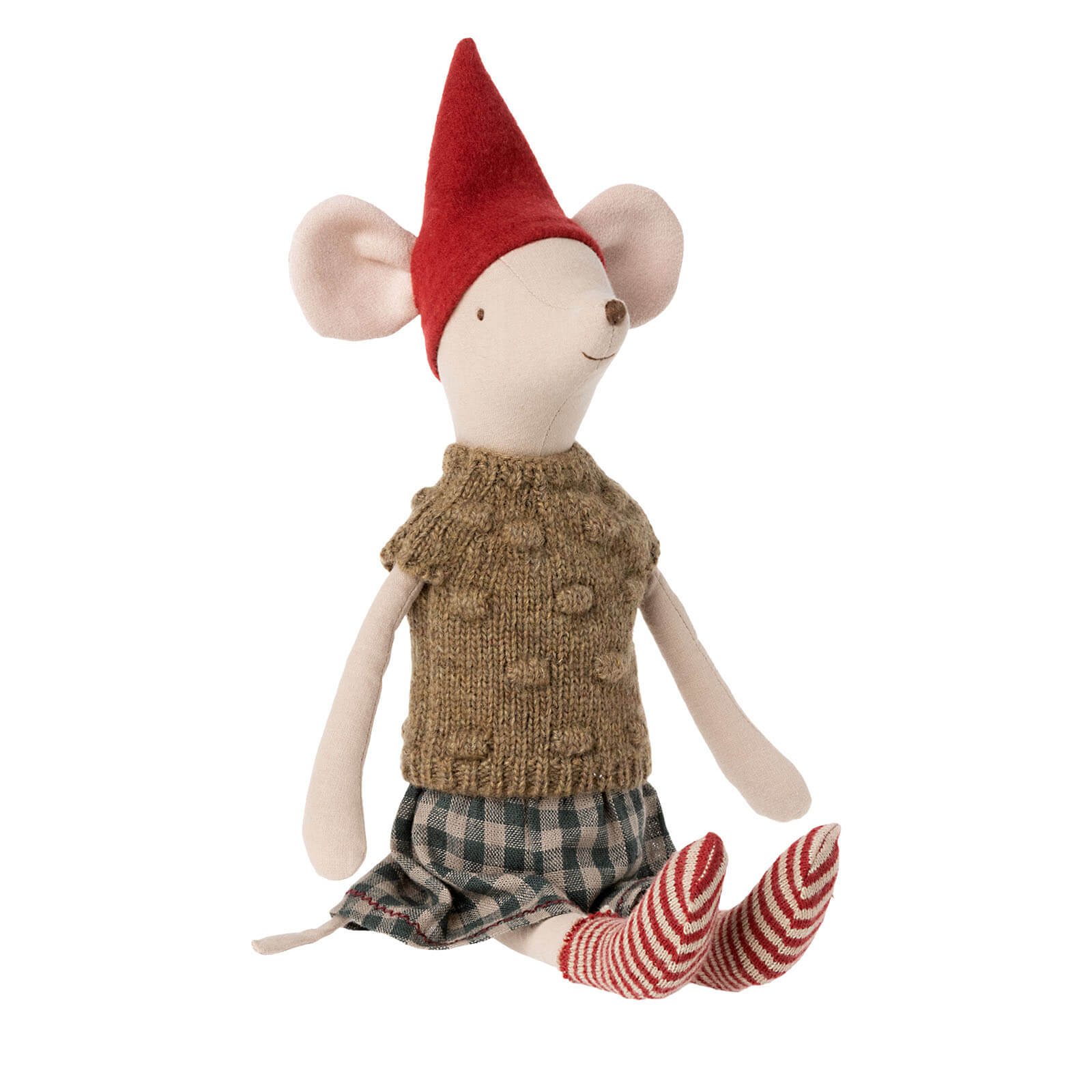 Christmas Clothes Medium Mouse - Girl