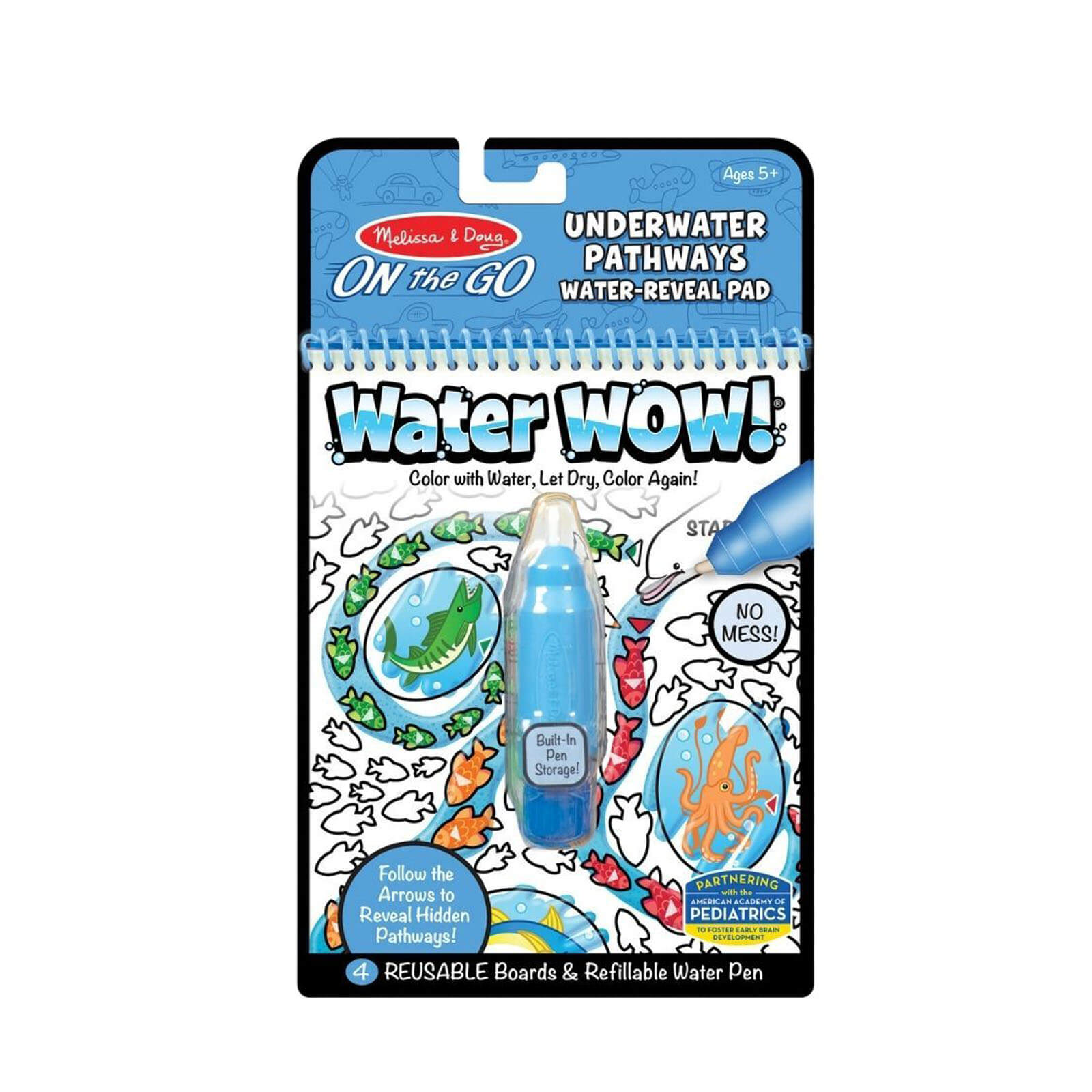 Melissa & Doug Let's Explore Water Wow! Seasons Water-Reveal Pad