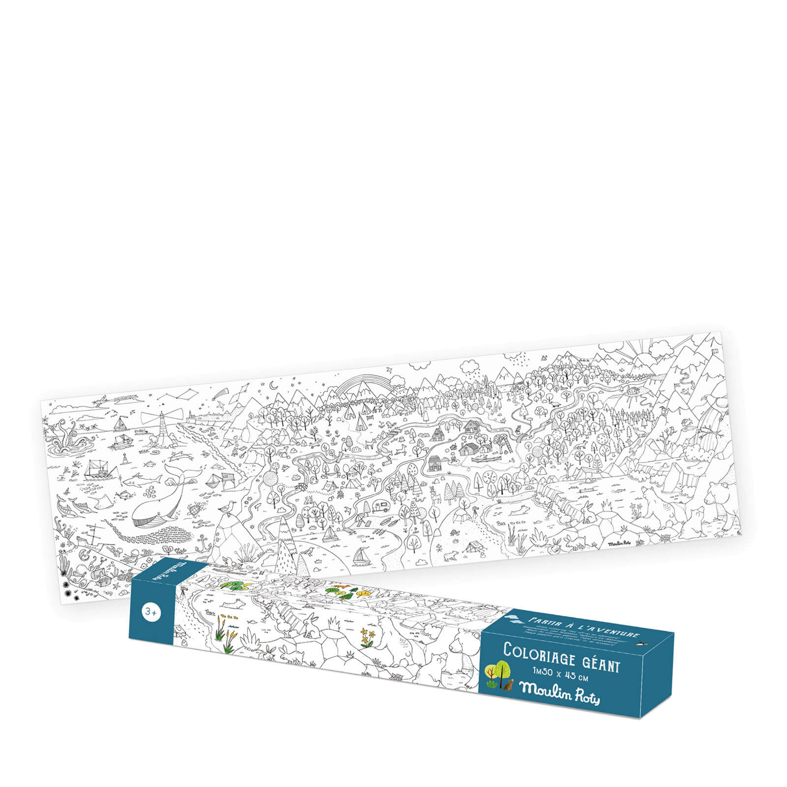 Giant Colouring Poster - The Great Explorers