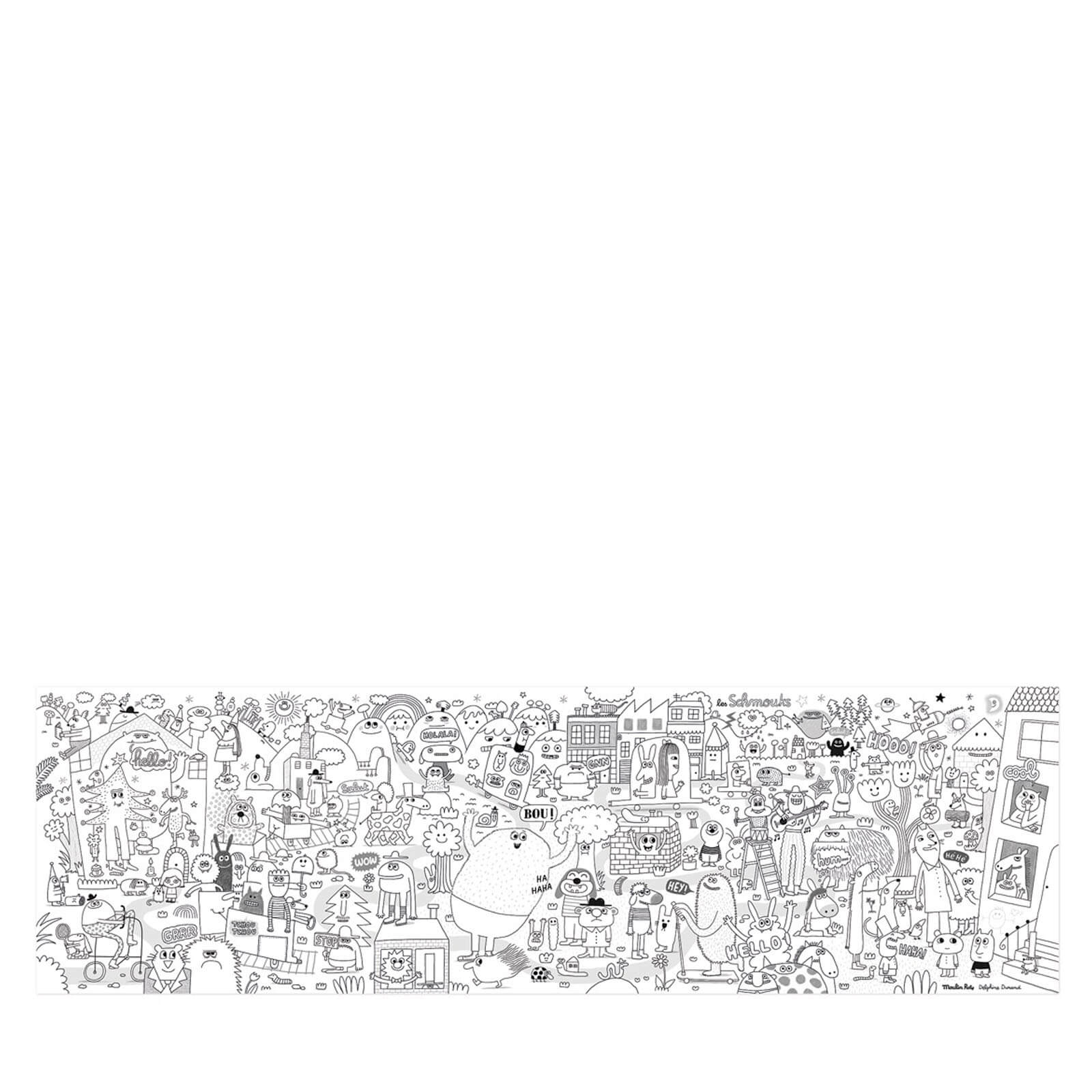 Giant Colouring Poster -The Schmouks