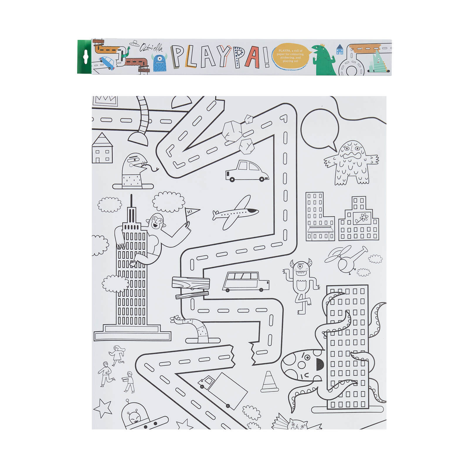 OLLI ELLA PLAYPA STICKERS ROAD