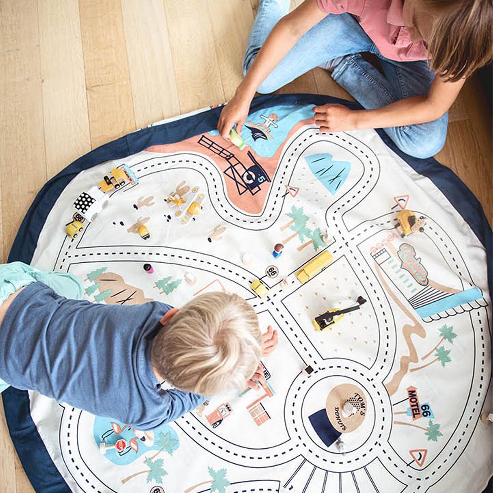 L.A. Roadmap Toy Storage Bag / Playmat