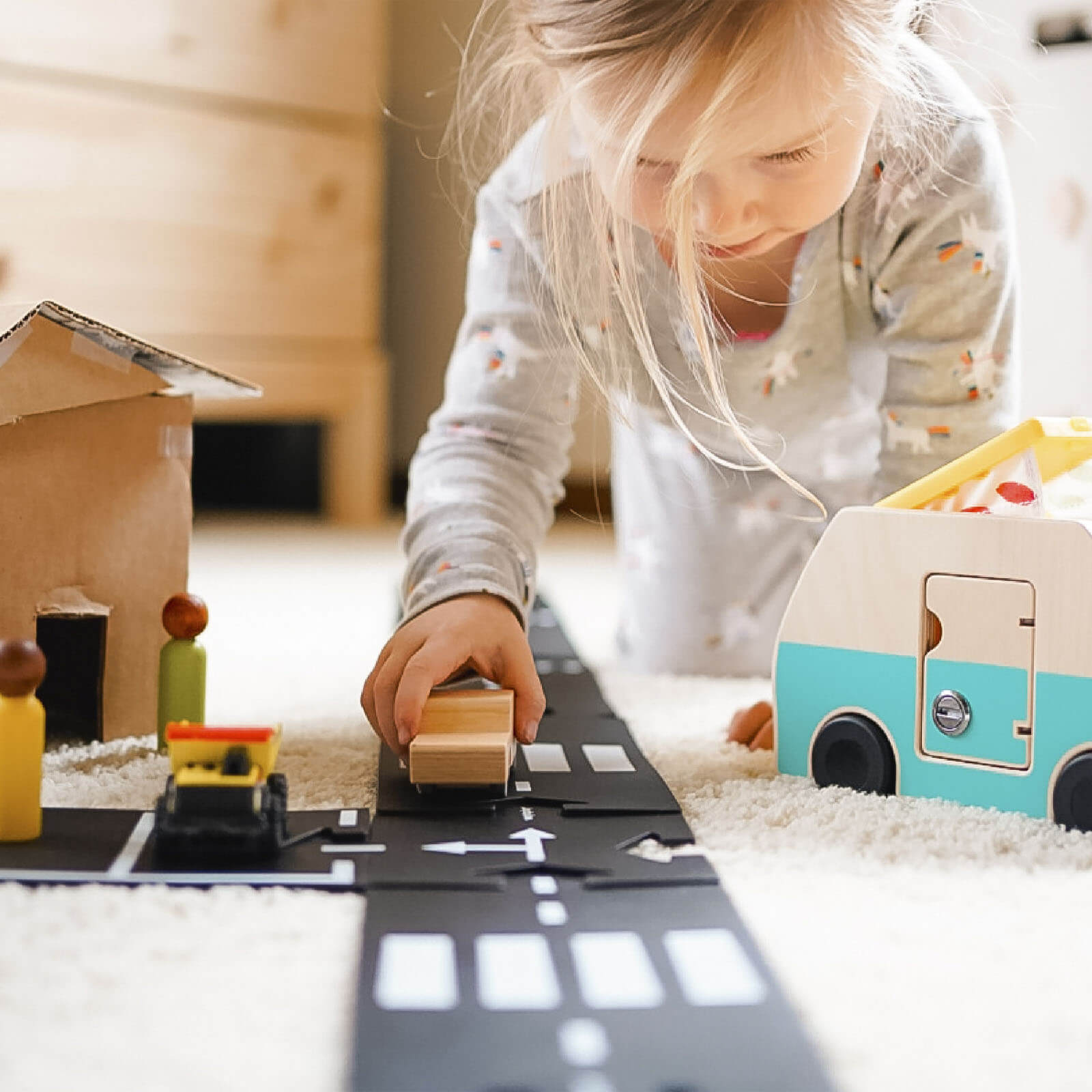 Back and Forth Wooden Toy Car - Woody