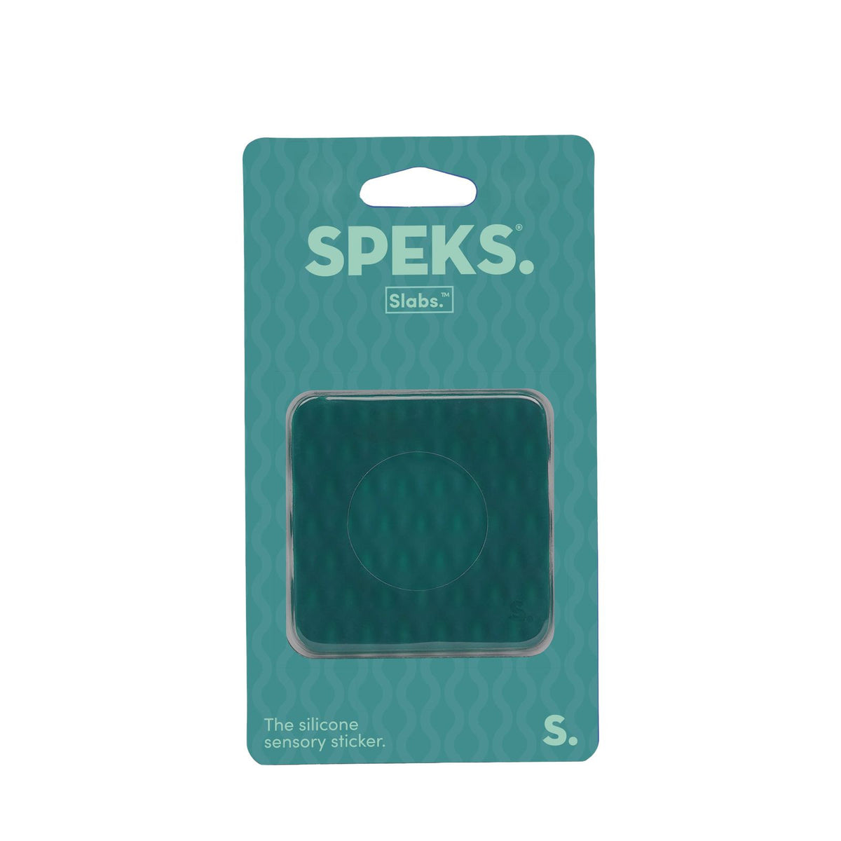 Slabs Silicone Sensory Sticker - Mesh Green