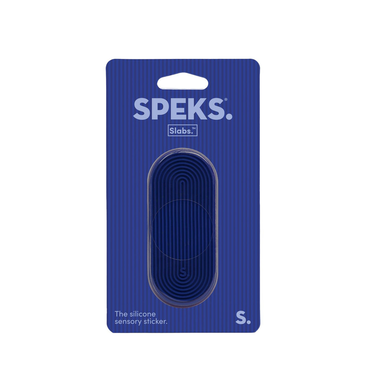 Slabs Silicone Sensory Sticker - Groove Blue