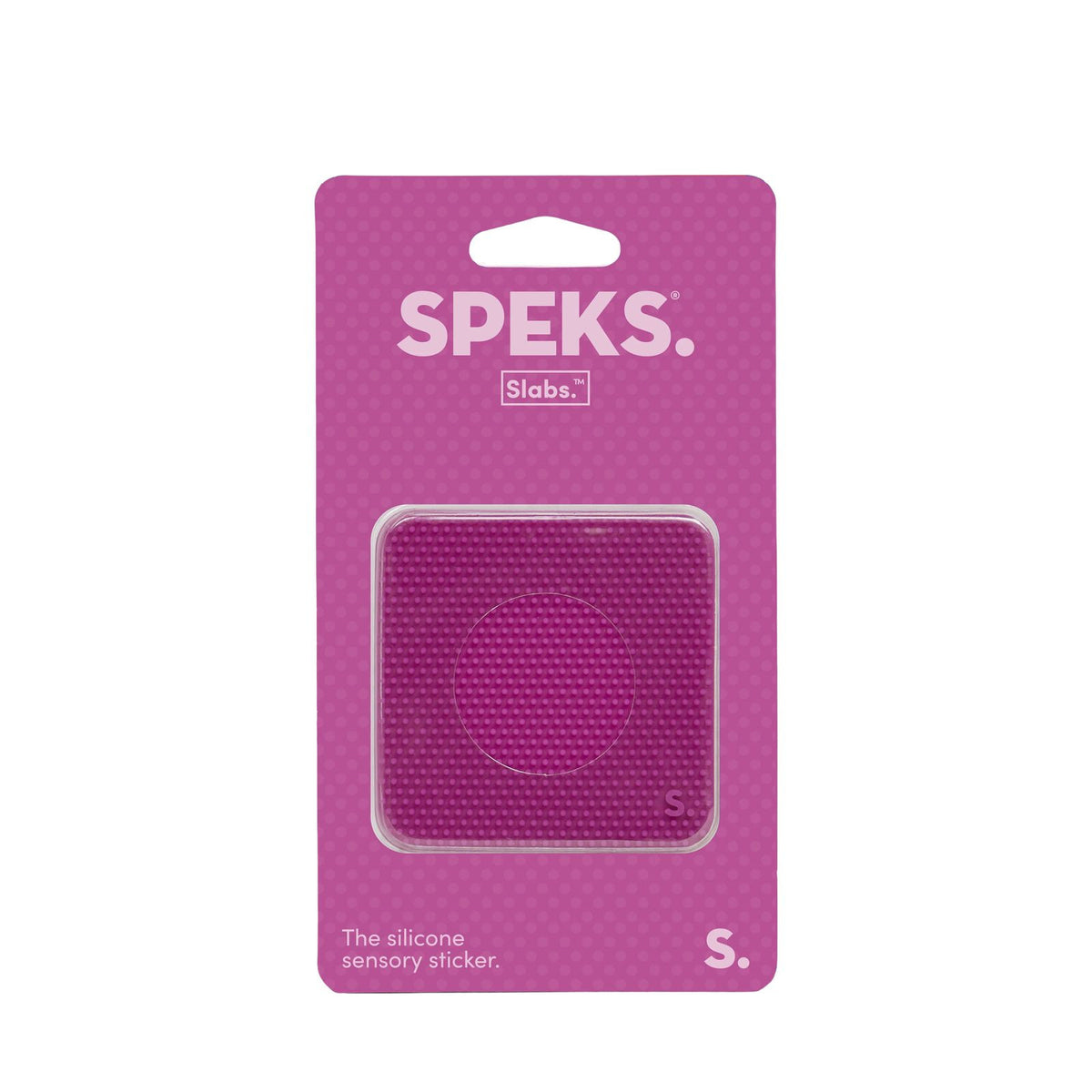 Slabs Silicone Sensory Sticker - Static Purple
