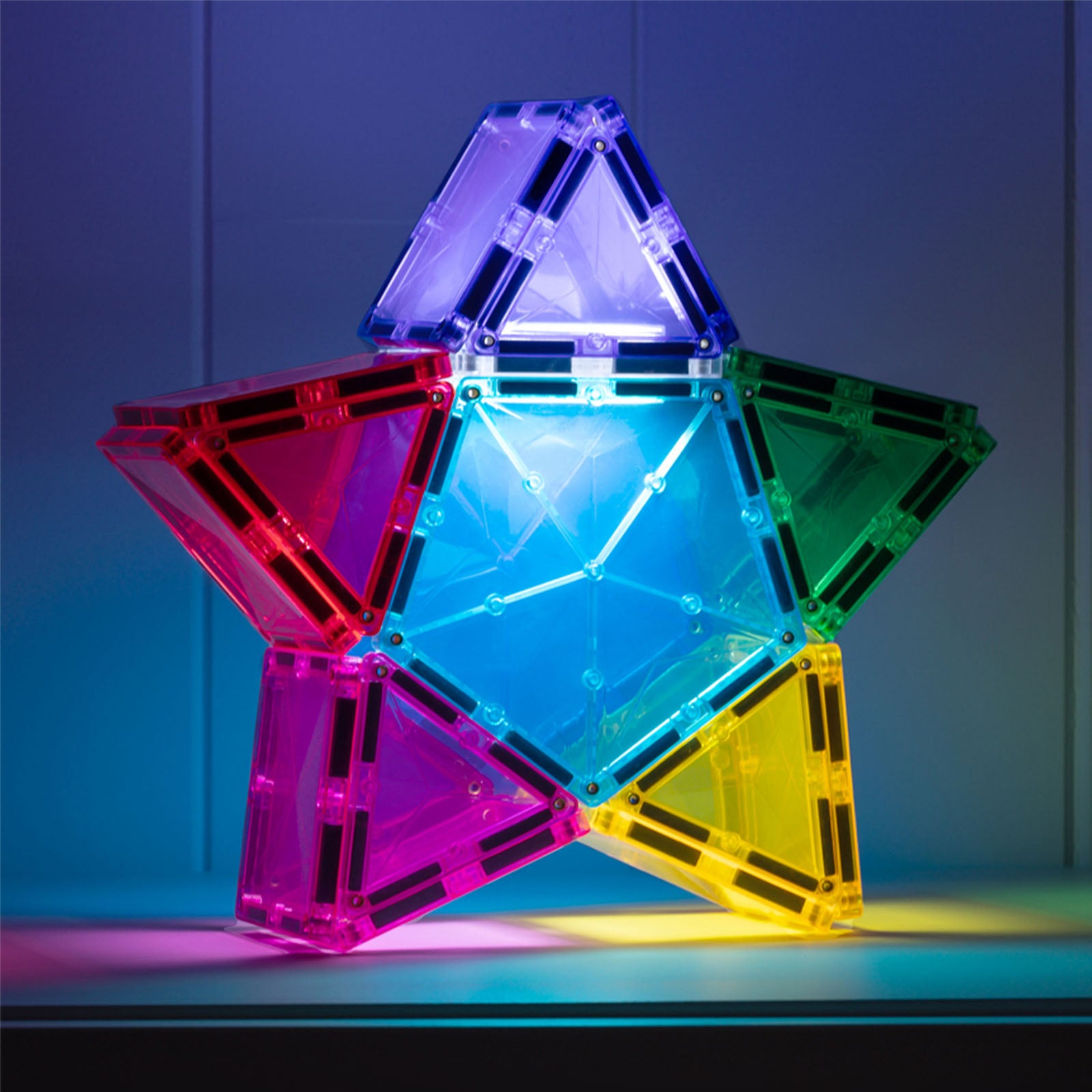 Magnetic Tiles Light Star Pack - 28 Pieces
