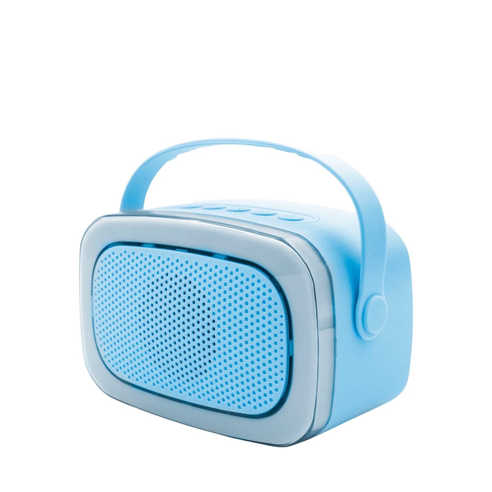 Light Up Karaoke Machine and 2 Microphones - Blue