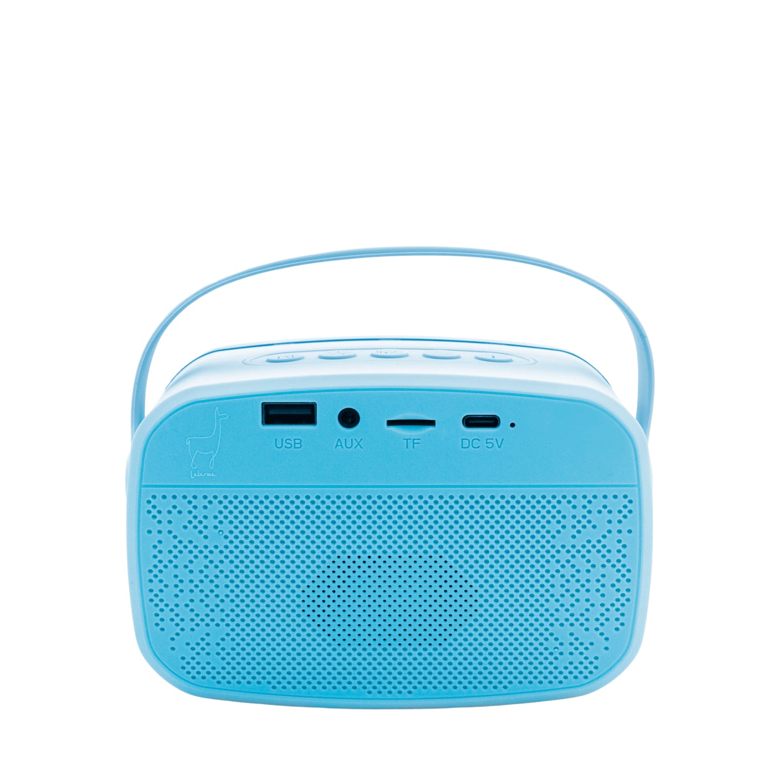 Light Up Karaoke Machine and 2 Microphones - Blue