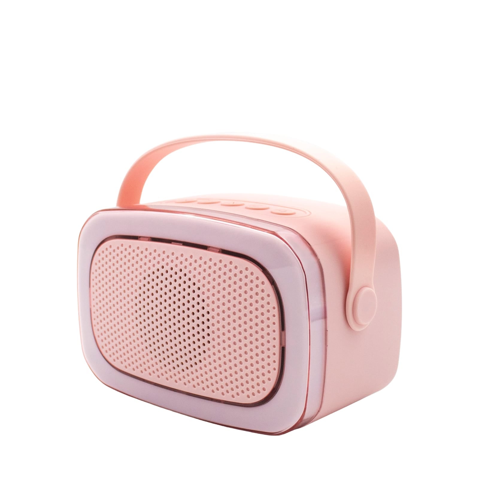 Light Up Karaoke Machine and 2 Microphones - Rose