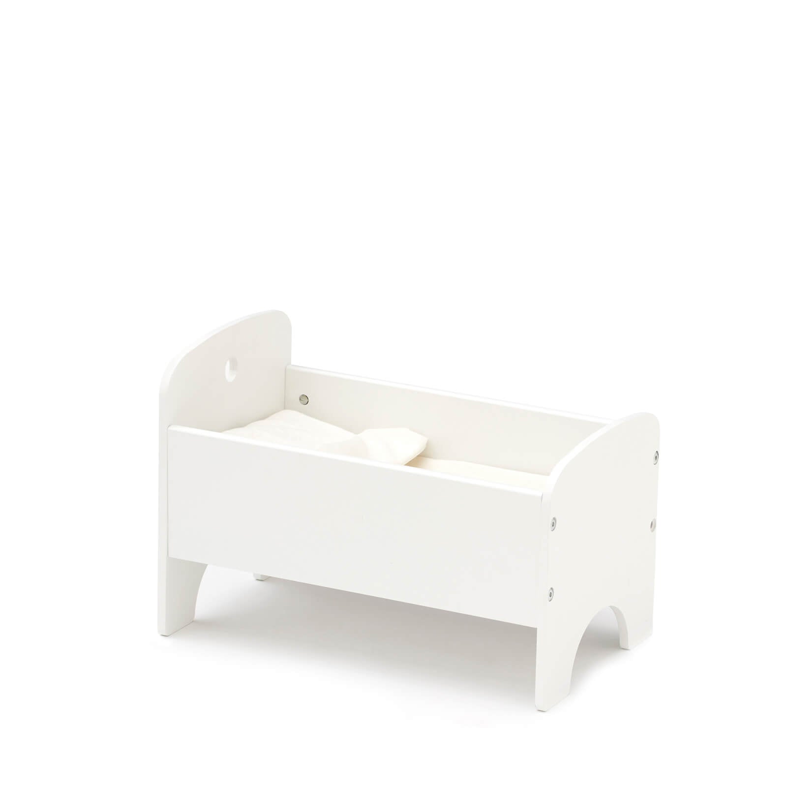 Doll Bed White With Bed Set