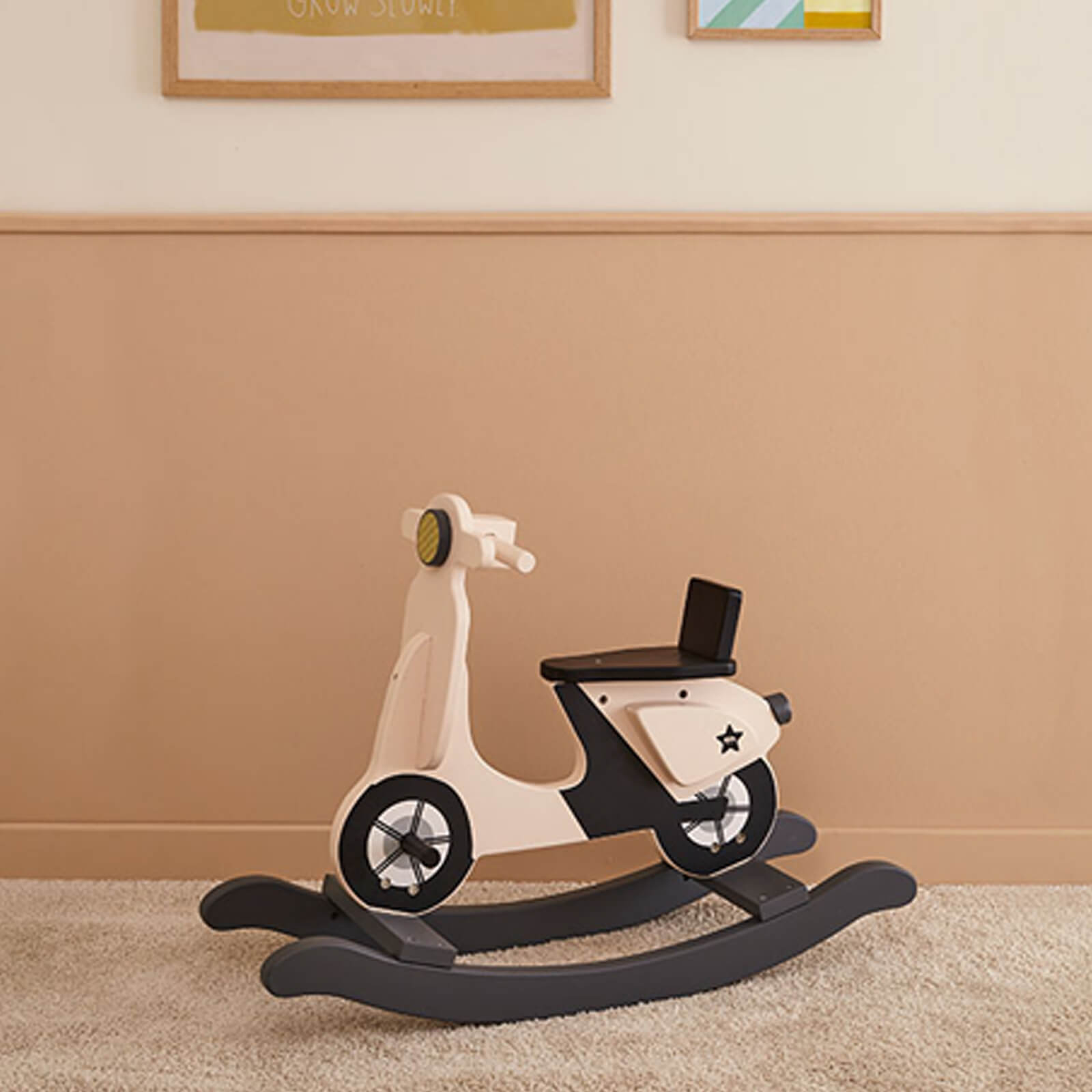 Rocking Scooter - Light Beige