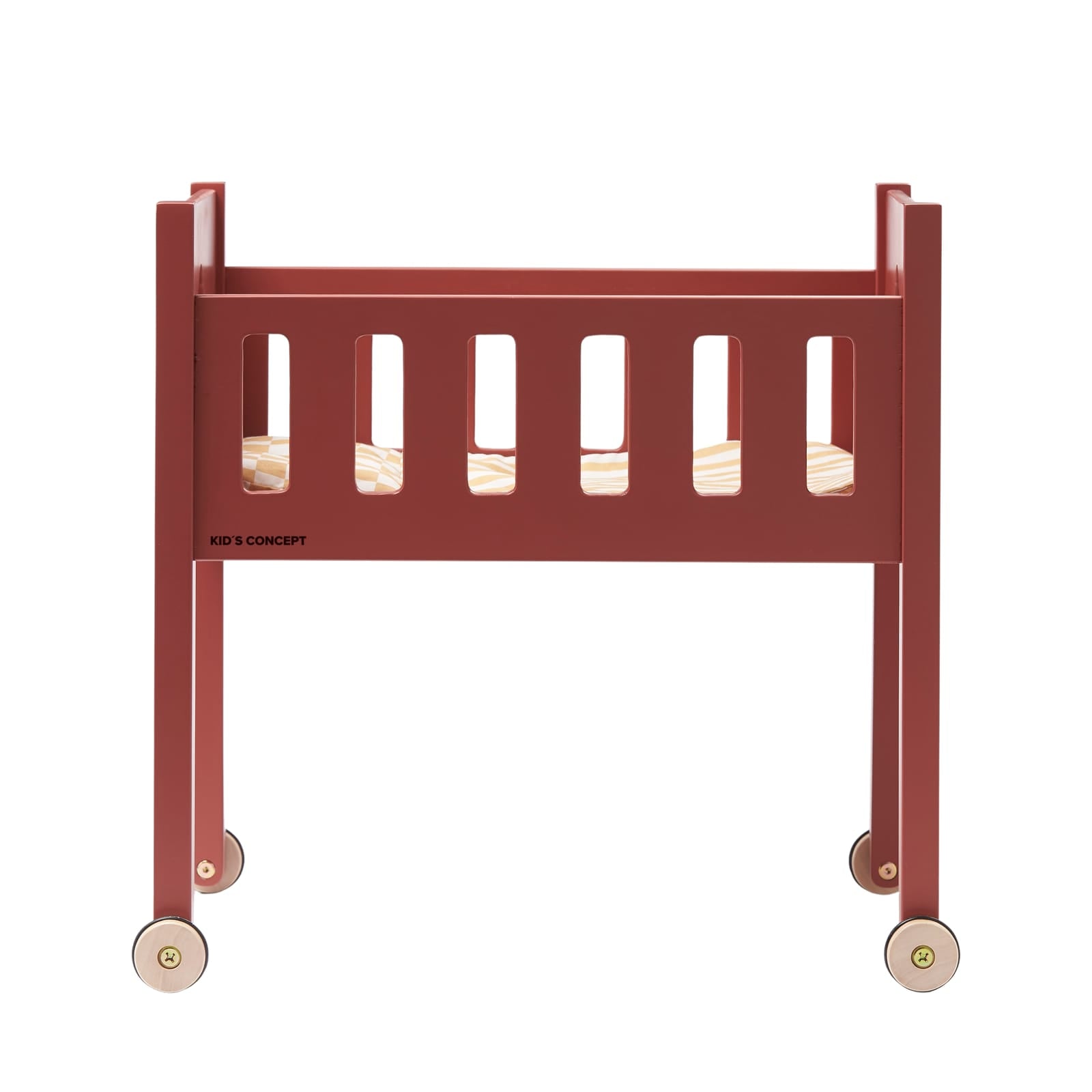 Wooden Doll Bed - Red