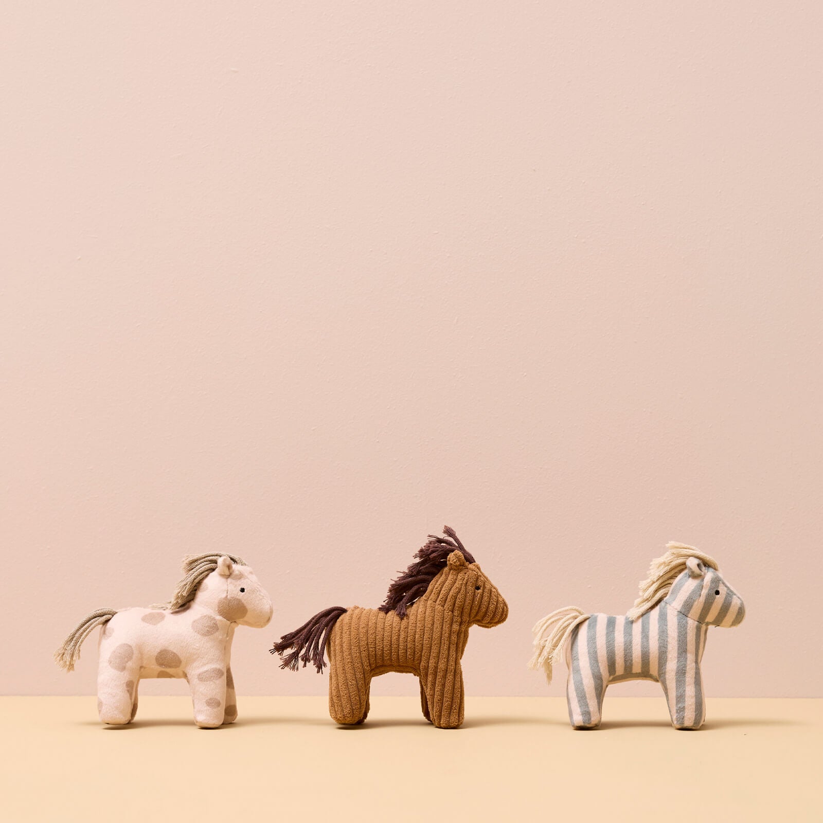 Wooden Stable With Horses