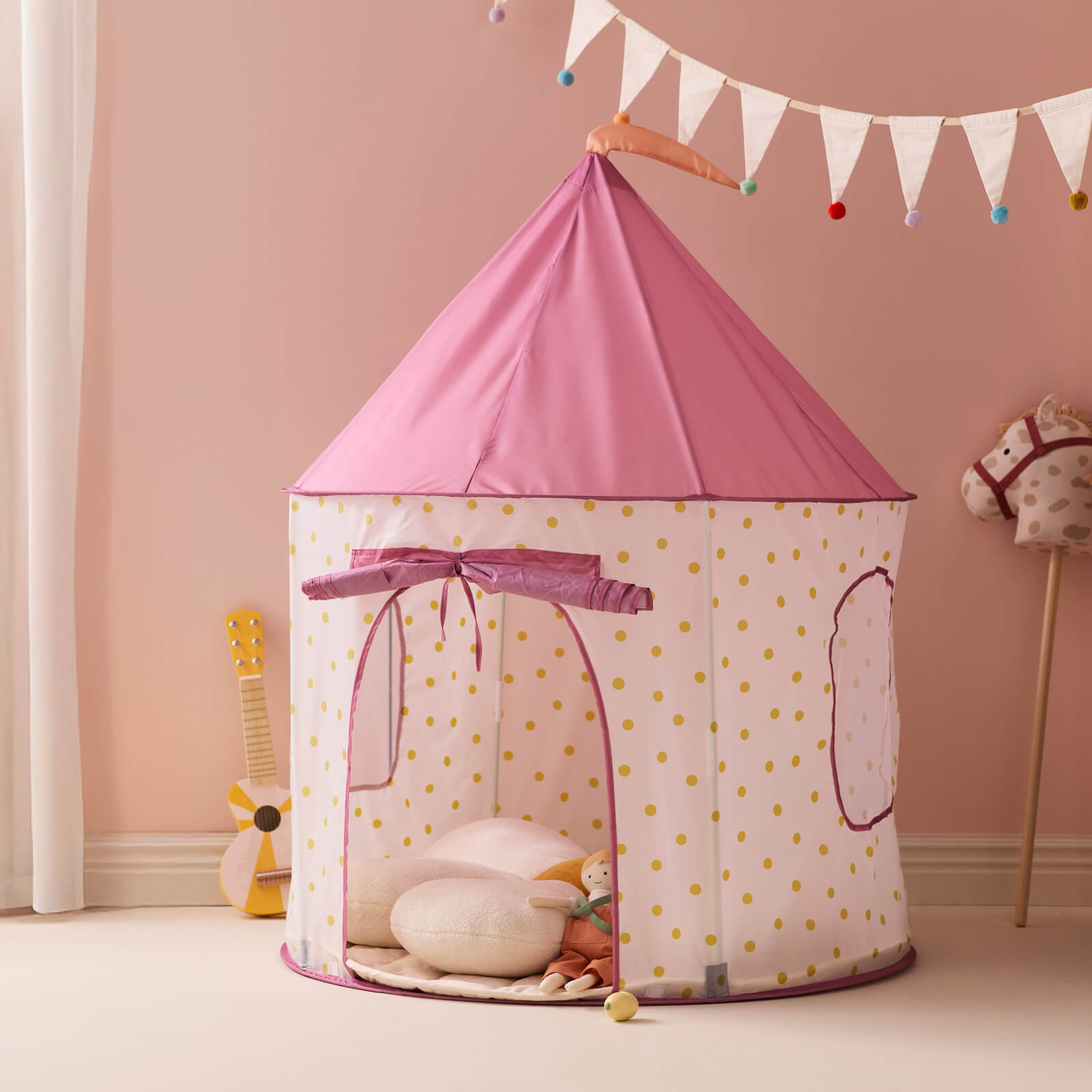 Play Tent Dot Pink