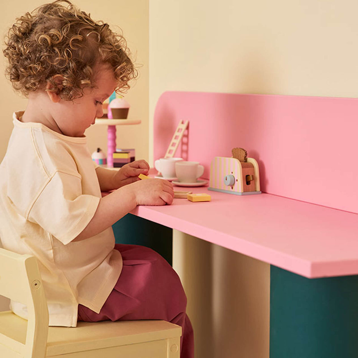 Wooden Breakfast Play Set