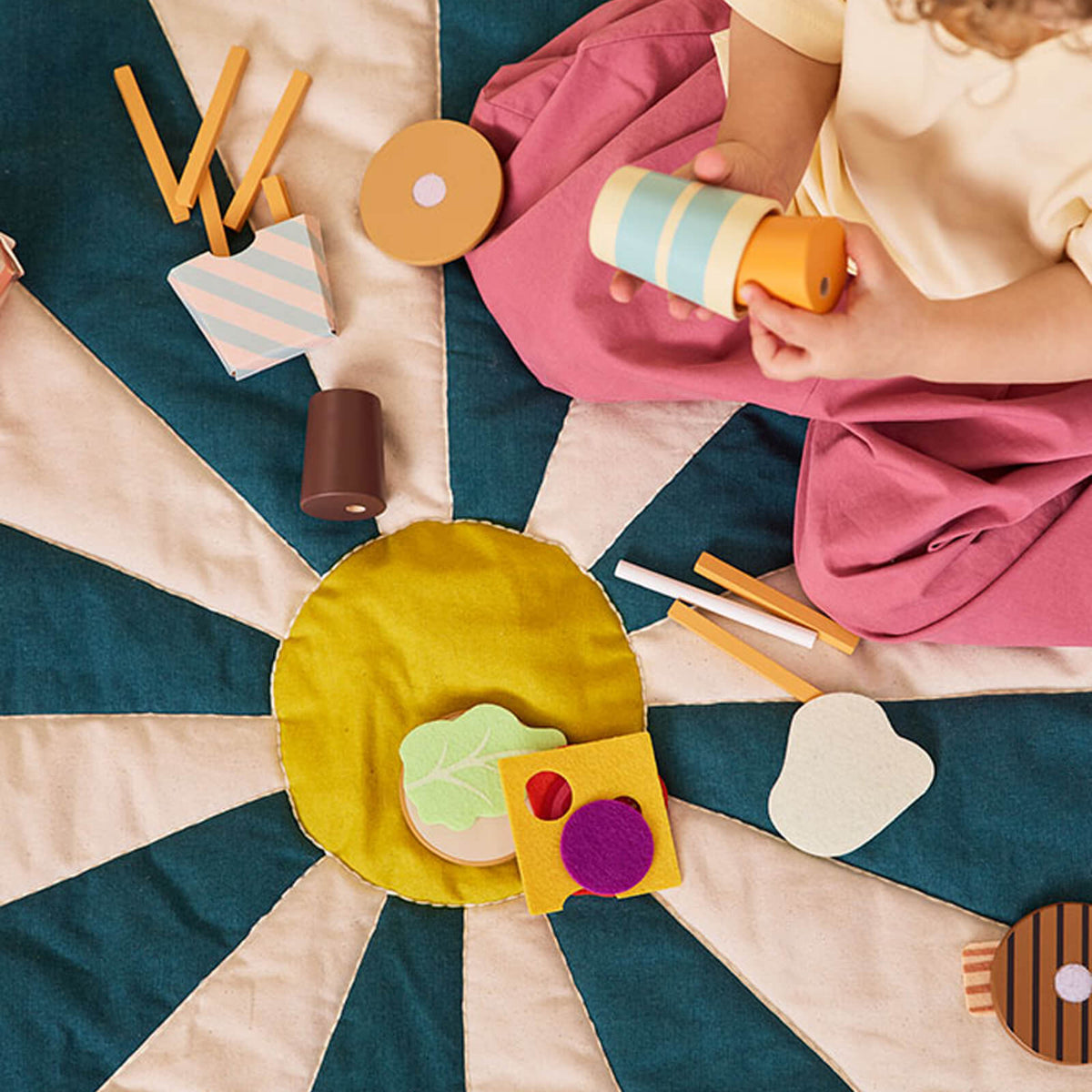 Hamburger Menu Play Set
