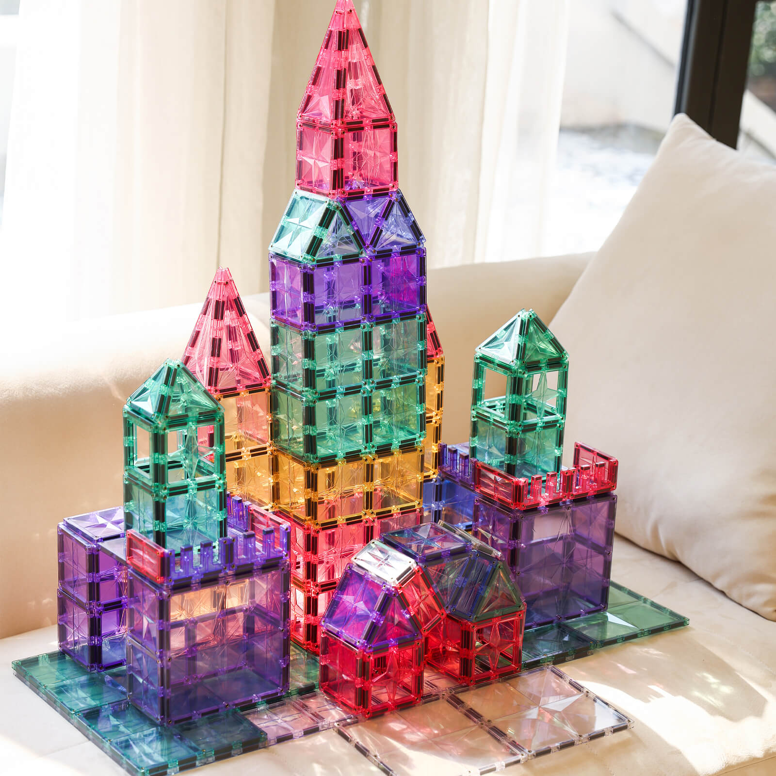 Magnetic Tiles - Classic Colours 100 Pieces