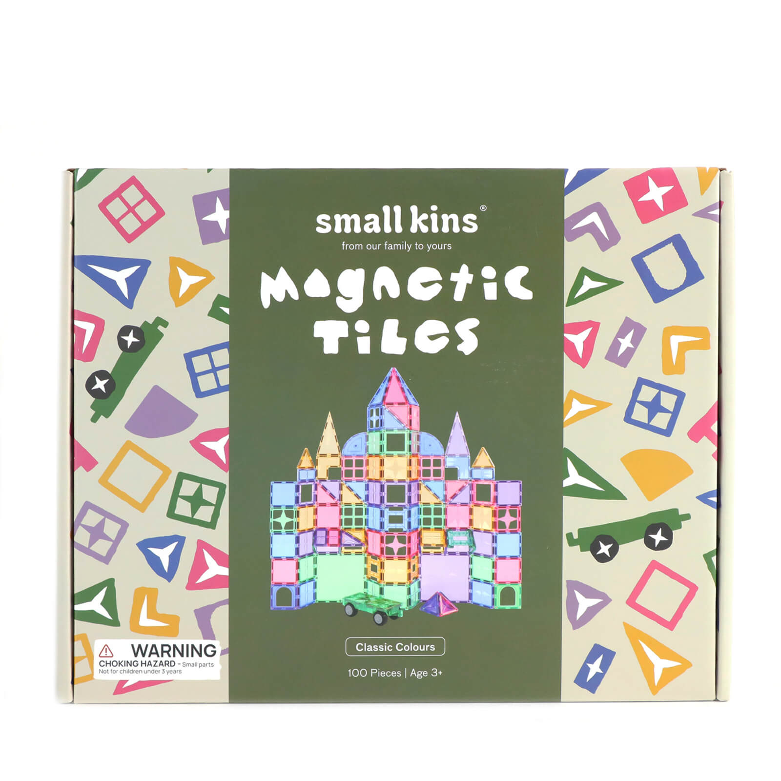Magnetic Tiles - Classic Colours 100 Pieces