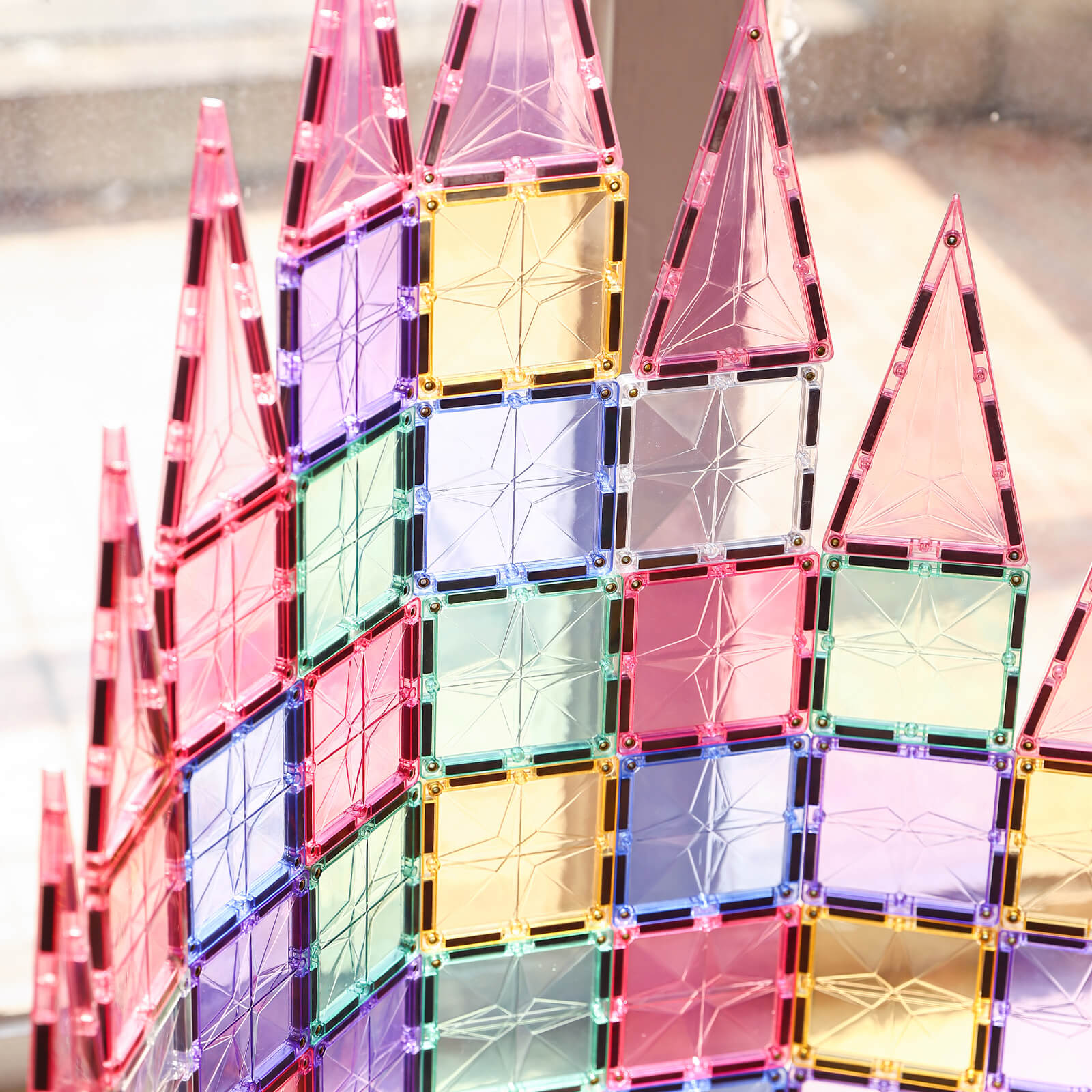 Magnetic Tiles - Classic Colours 100 Pieces