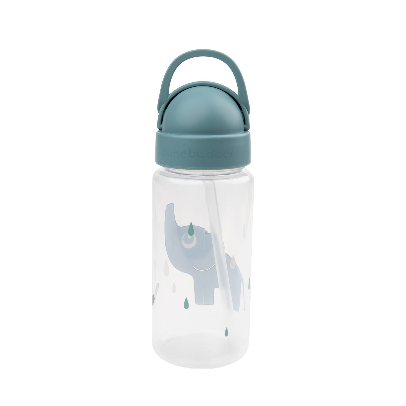 Straw Water Bottle - Elphee Blue