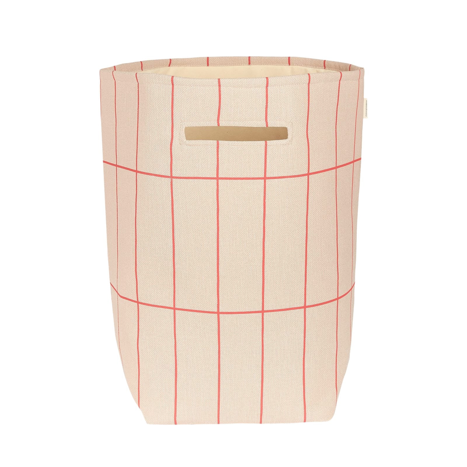 Large Storage Basket Vibes - Pink Red Grid