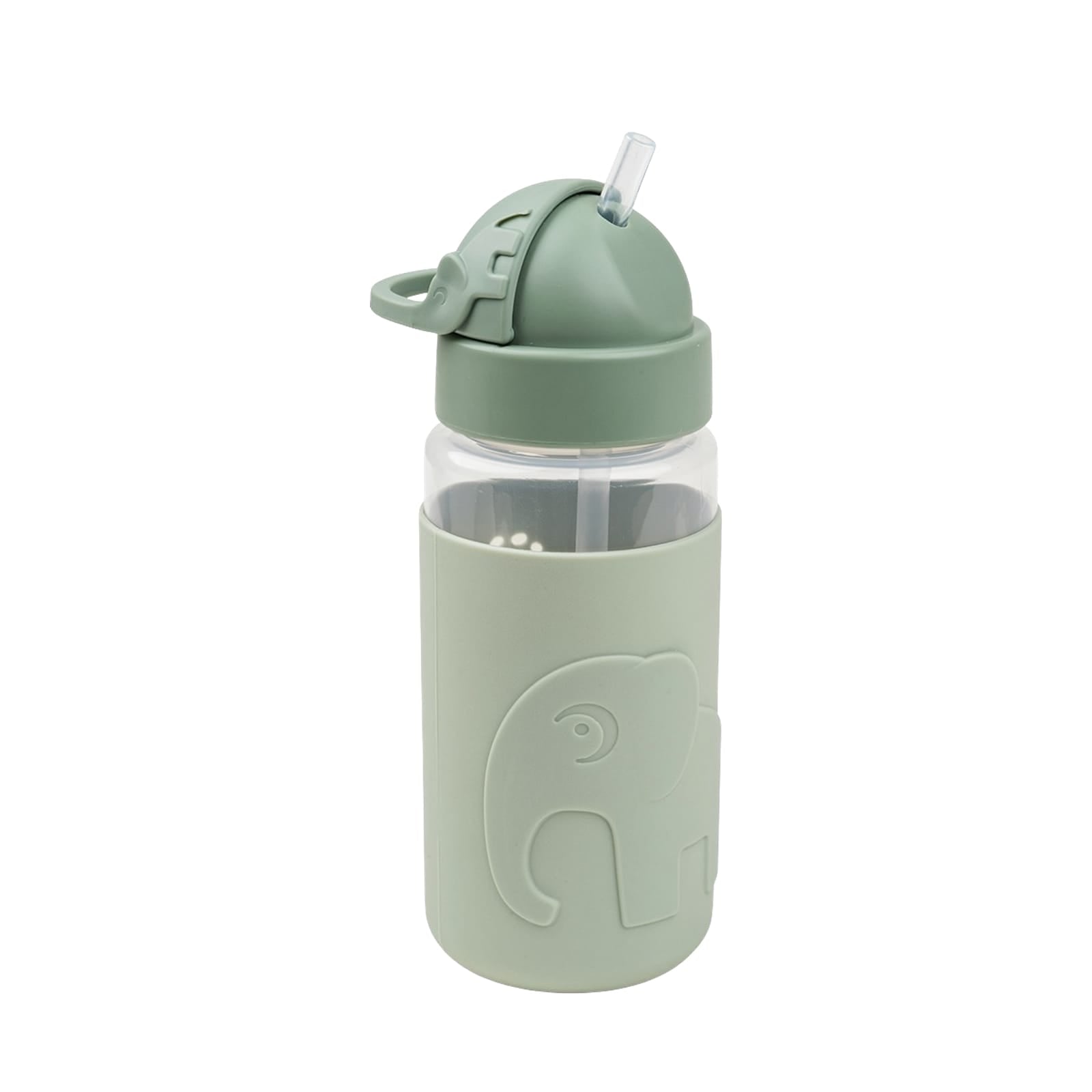 Easy Grip Straw Water Bottle - Elphee Green