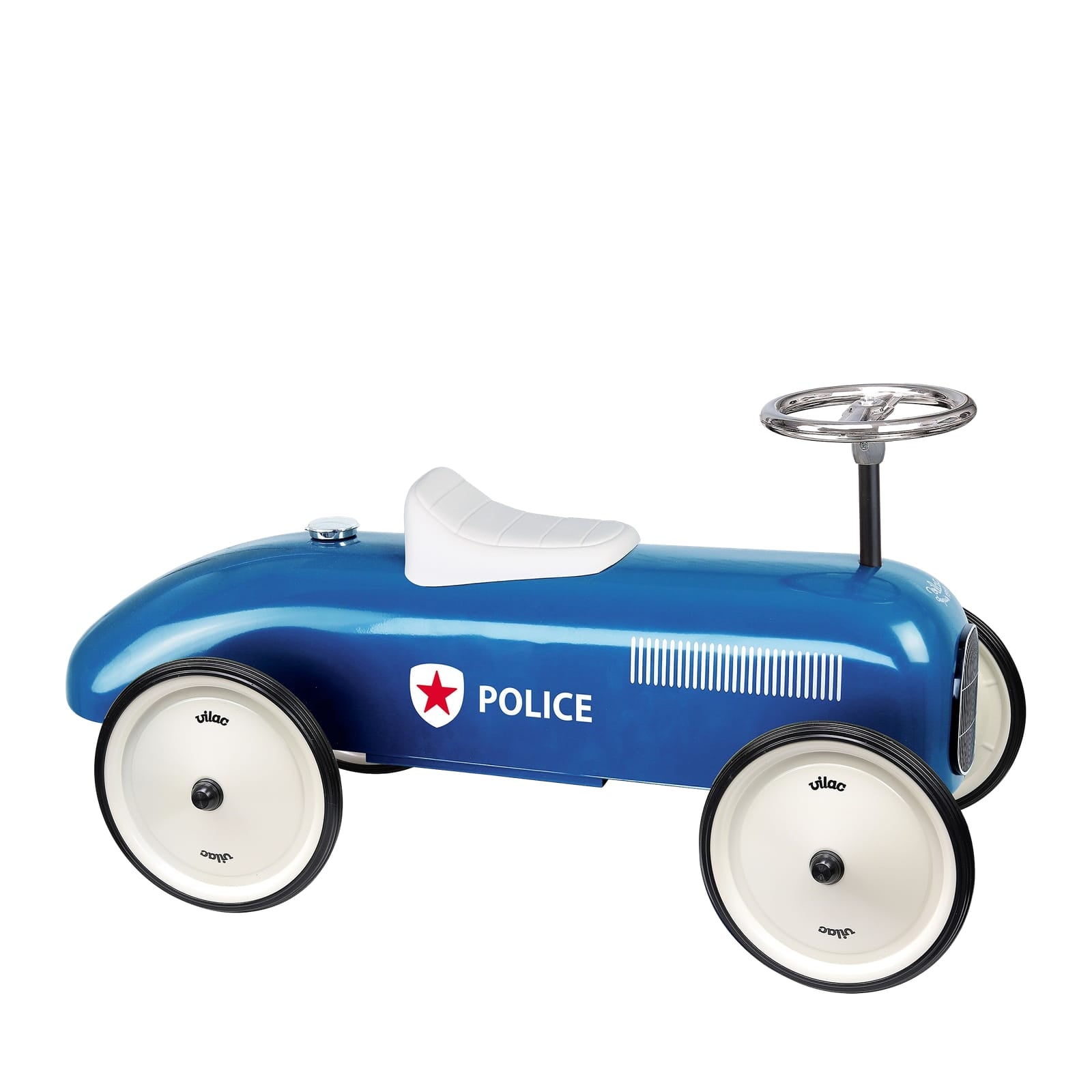 Metal Ride On Car - Police Car