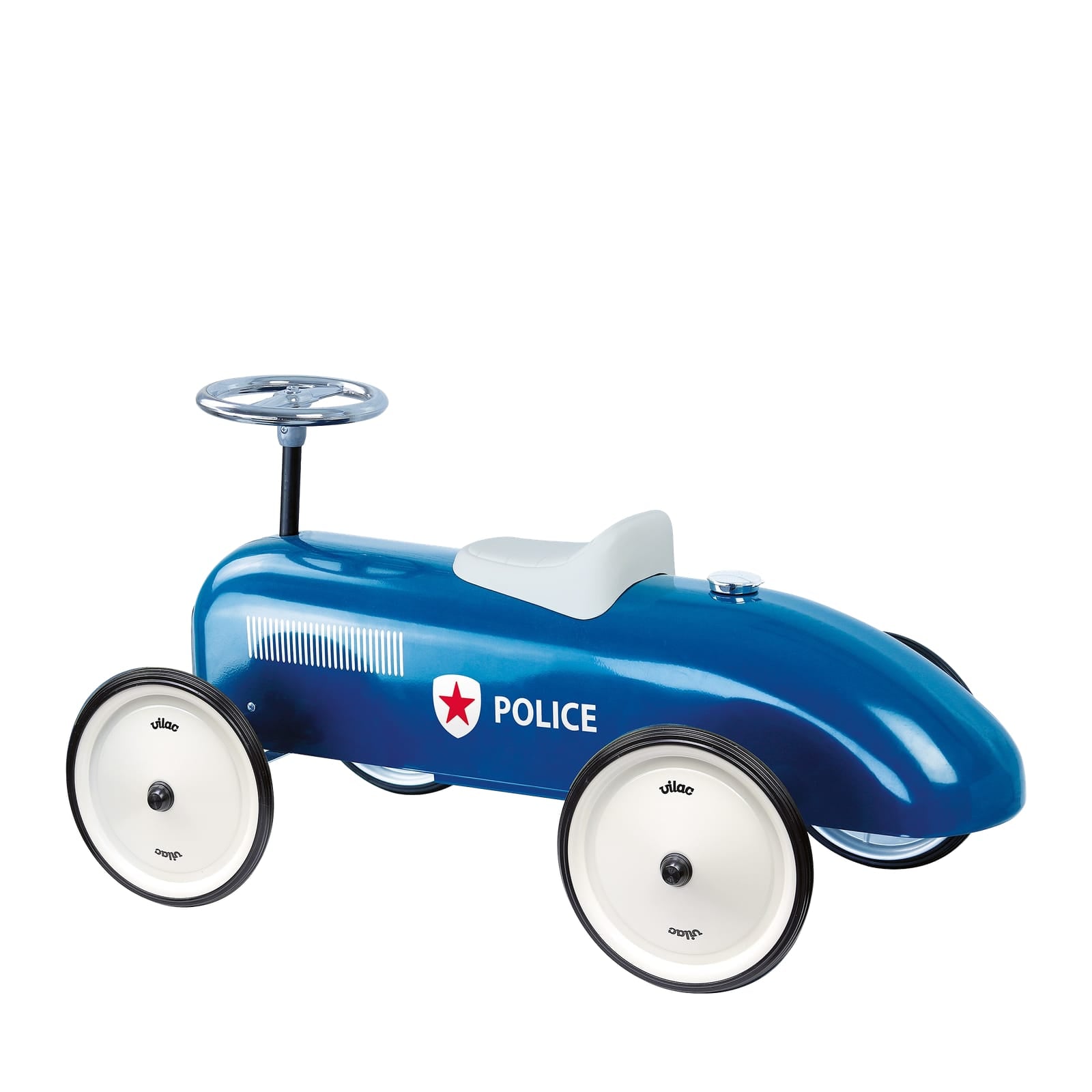 Metal Ride On Car - Police Car