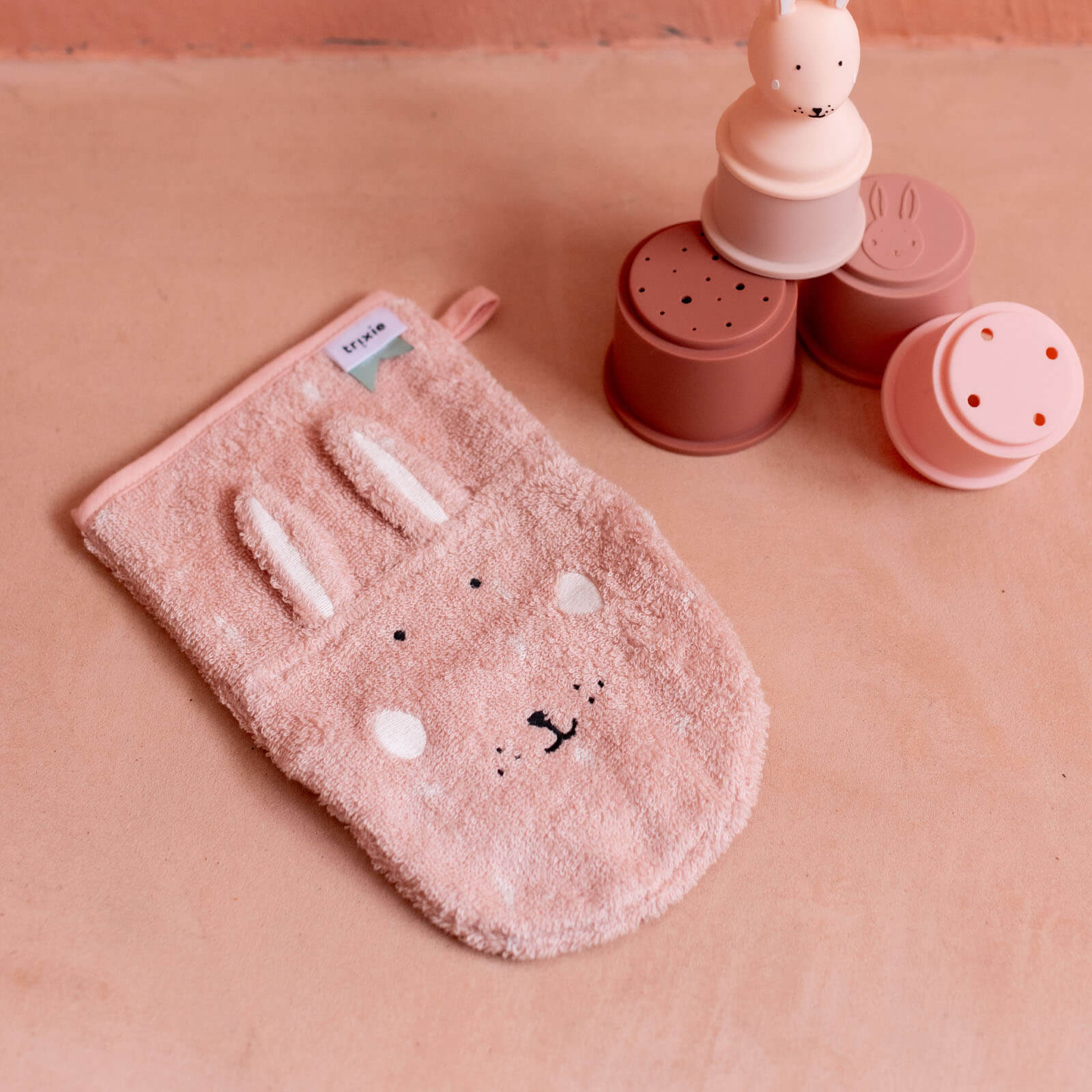 Washcloth Mitts 2-Pack Mrs Cat - Mrs Rabbit