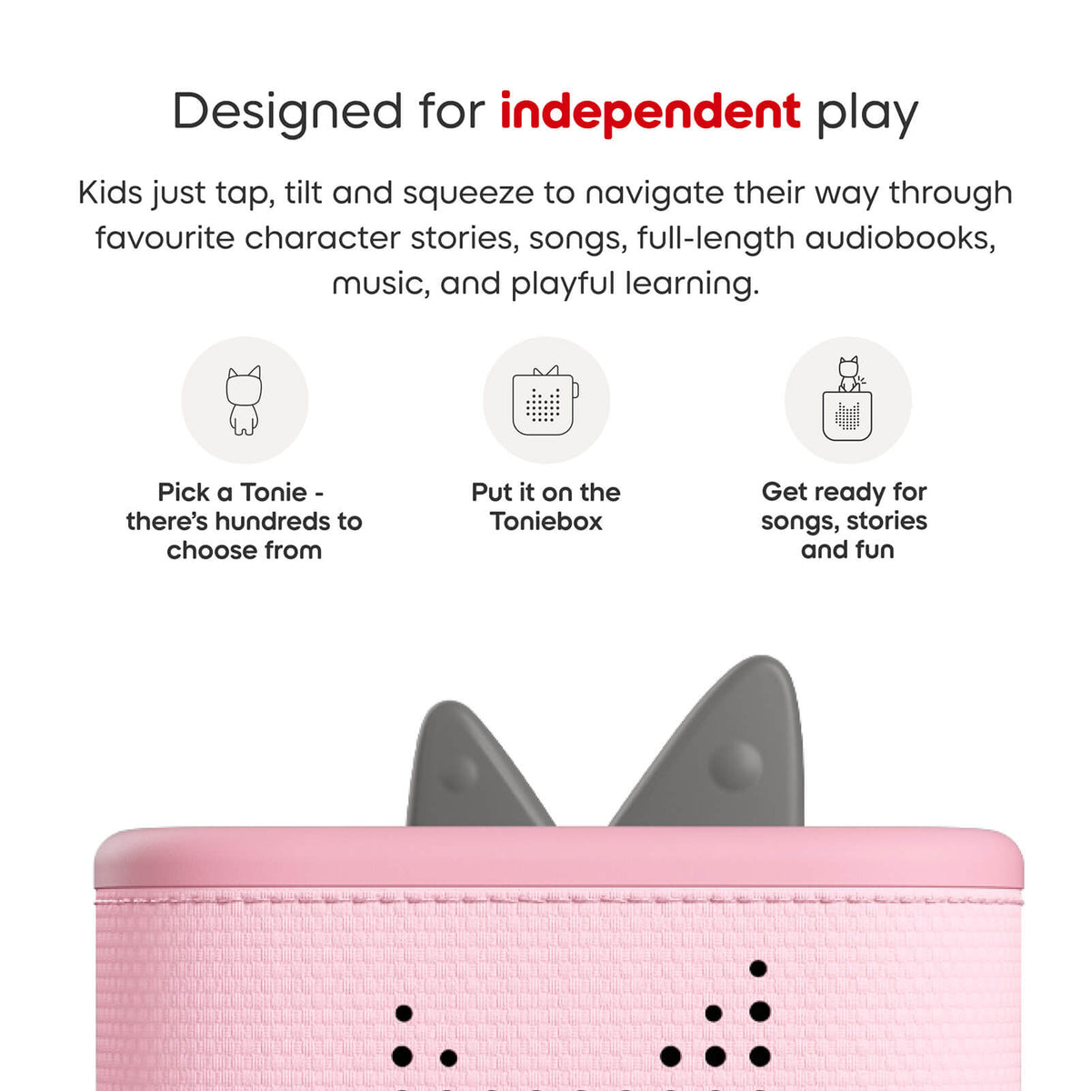 Toniebox 2 Starter Set with Creative Tonie Rubie - Pink