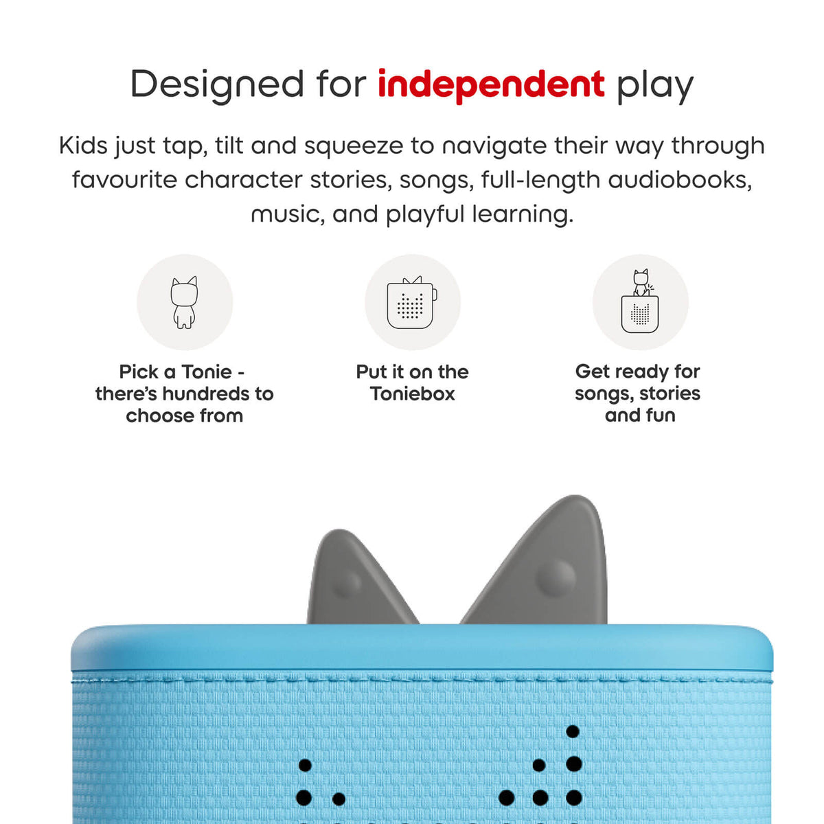 Toniebox 2 Starter Set with Creative Tonie Rubie - Blue