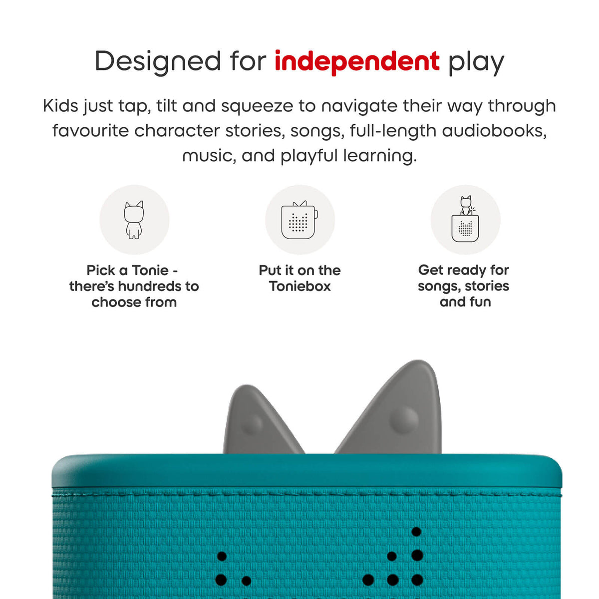 Toniebox 2 Starter Set with Creative Tonie Rubie - Teal