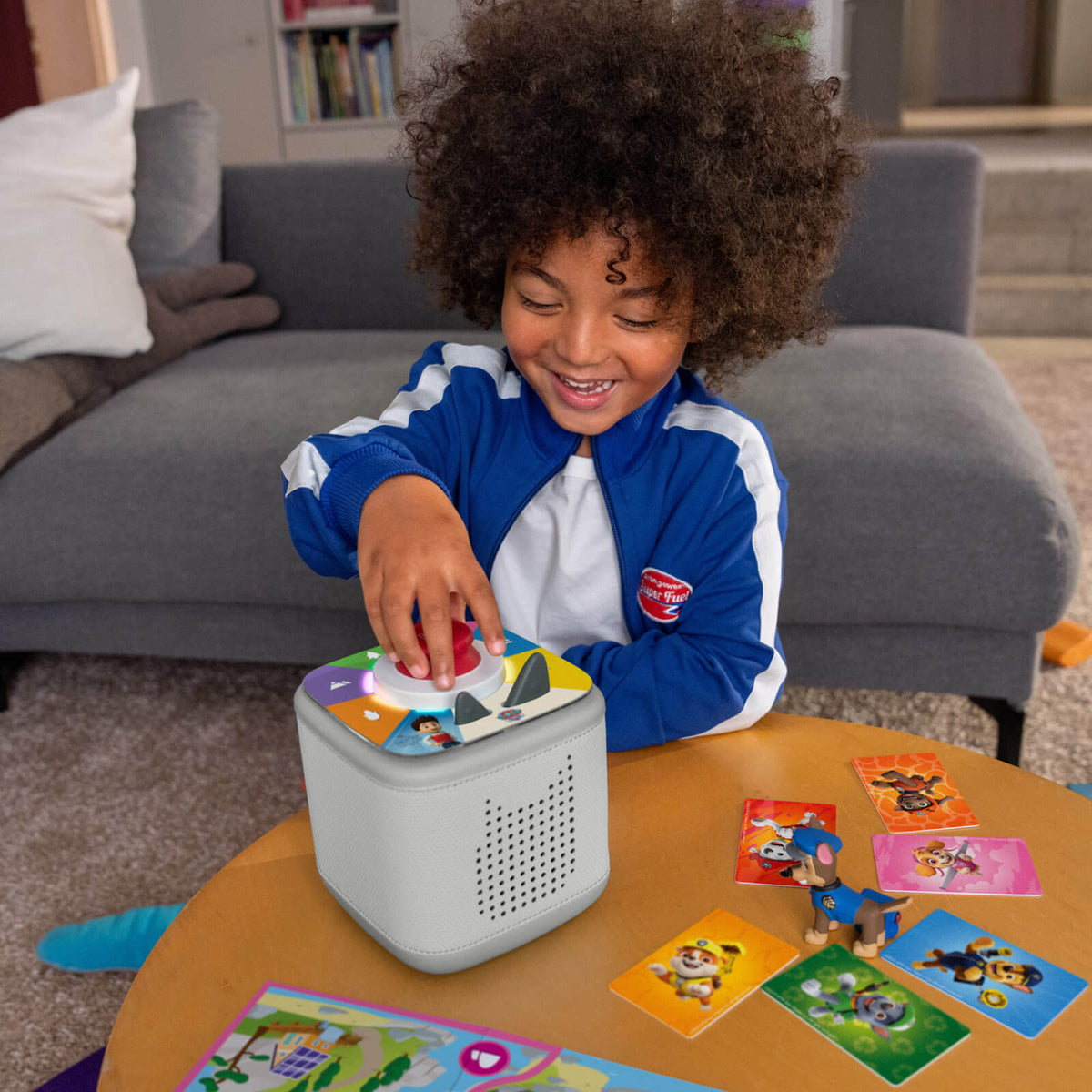 Toniebox 2 Play Set with Paw Patrol Chase - Grey