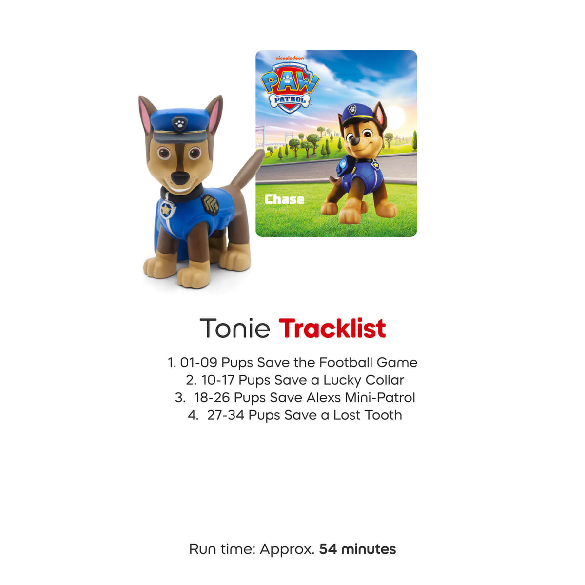 Toniebox 2 Play Set with Paw Patrol Chase - Grey