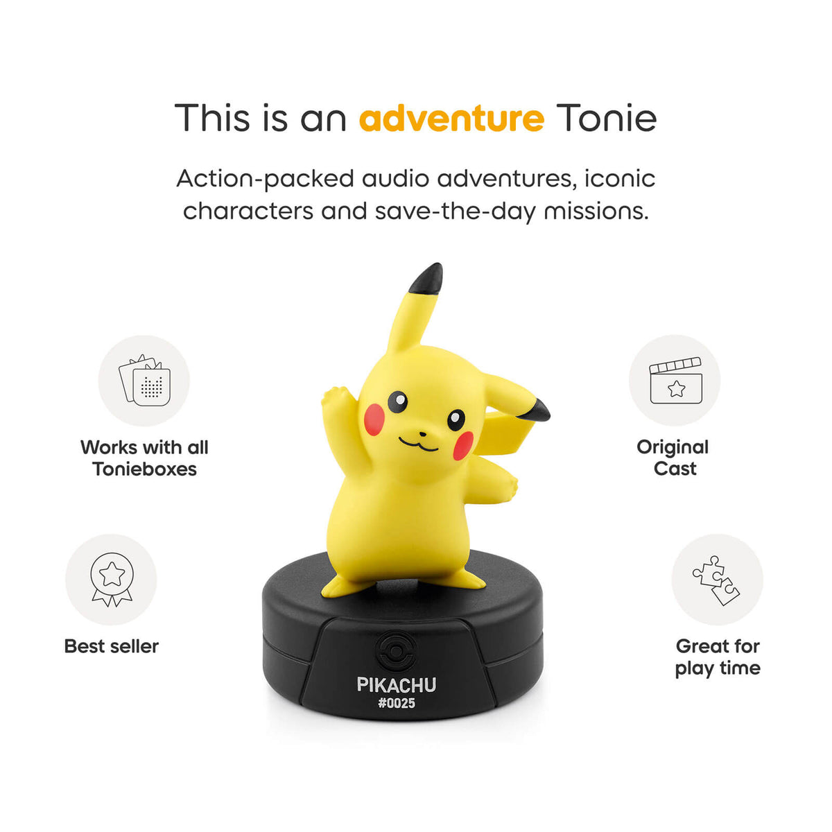 Toniebox 2 Starter Set with Pikachu - Yellow