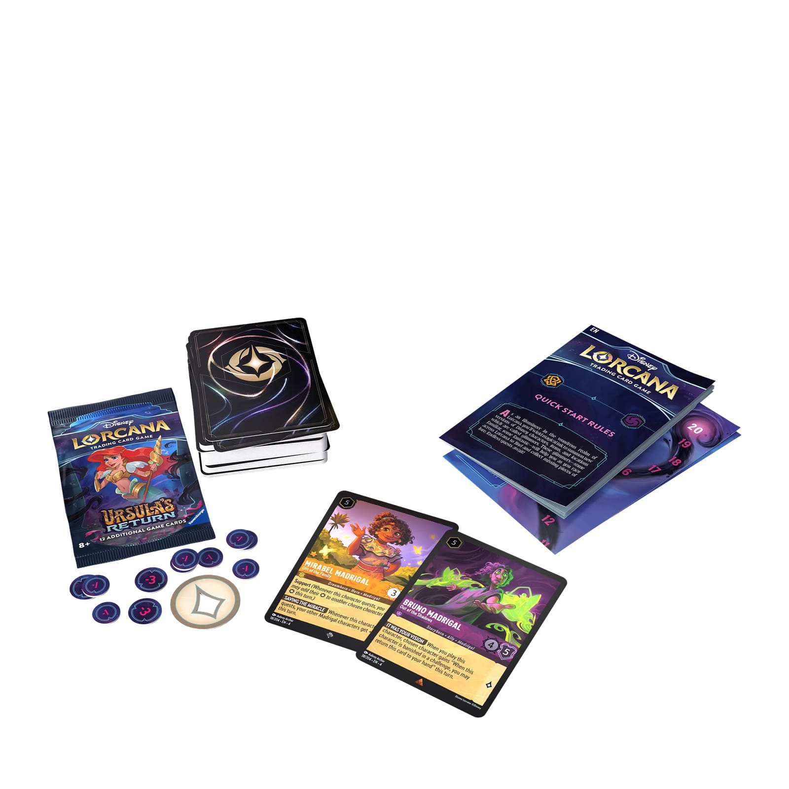 Trading Card Game Starter Deck - Ursula’s Return - Mirabel Madrigal and Bruno Madrigal