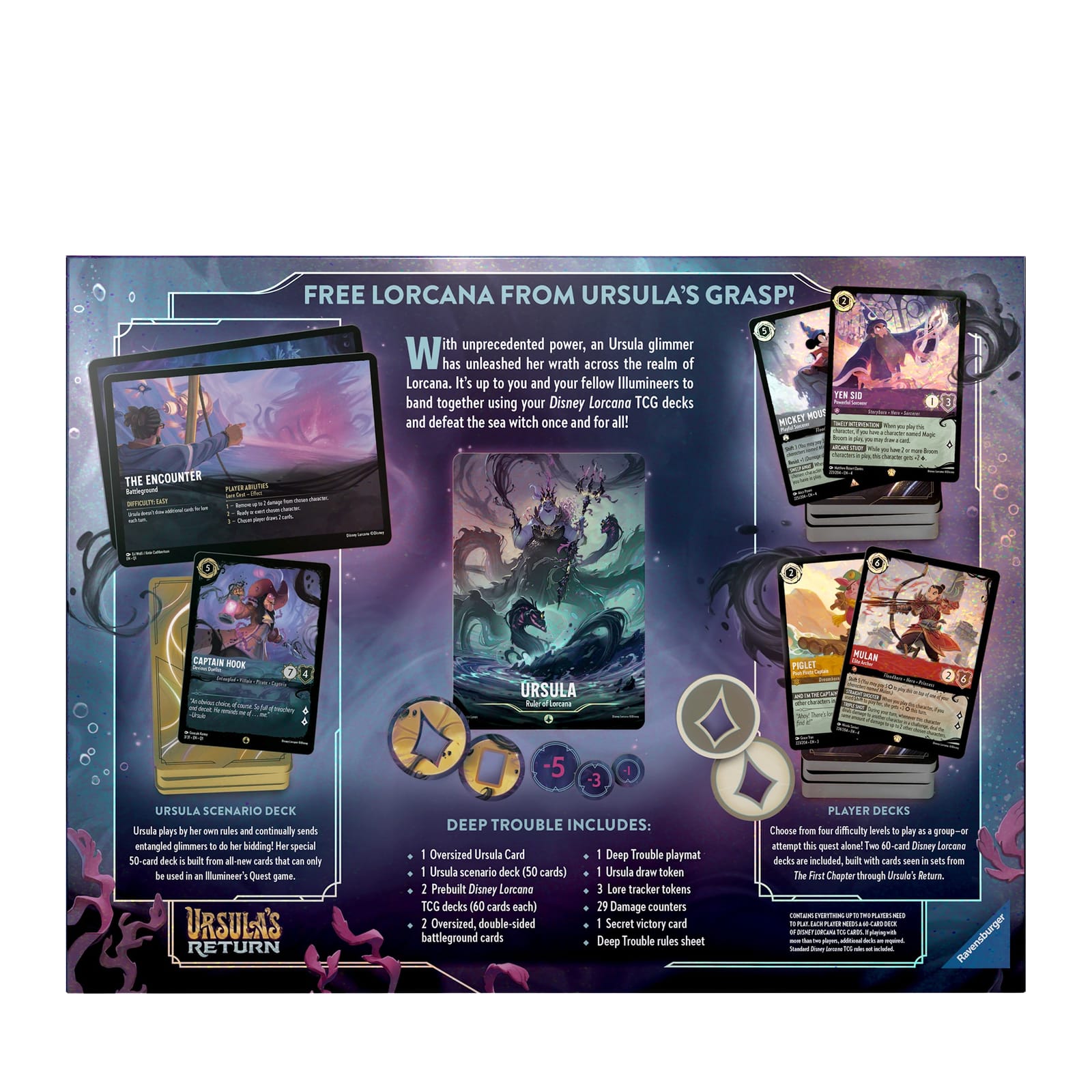 Trading Card Game Ursula’s Return Illumineer's Quest - Deep Trouble