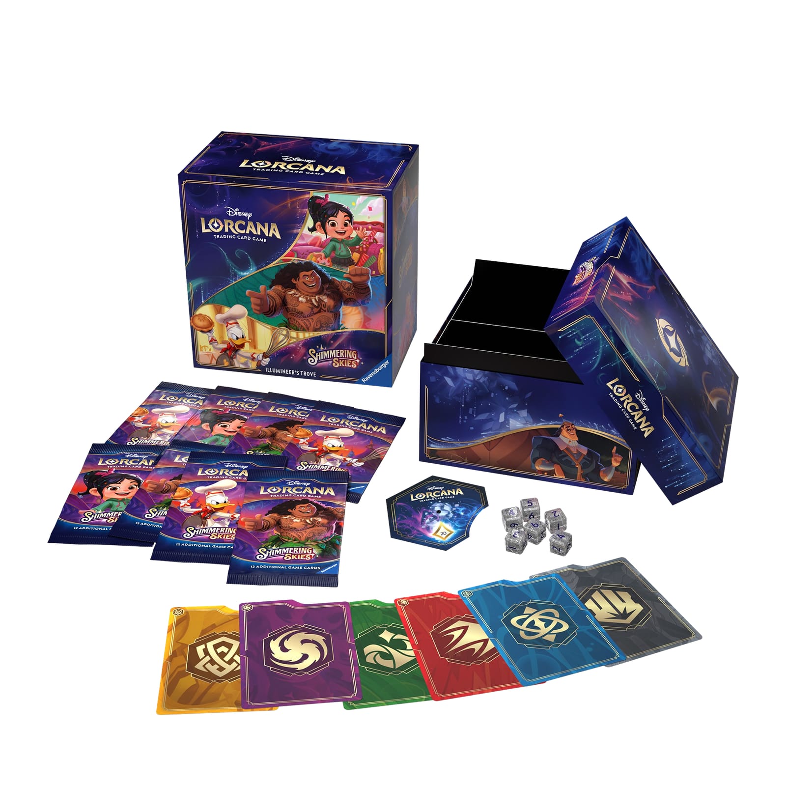 Trading Card Game Shimmering Skies Illumineer's Trove Set