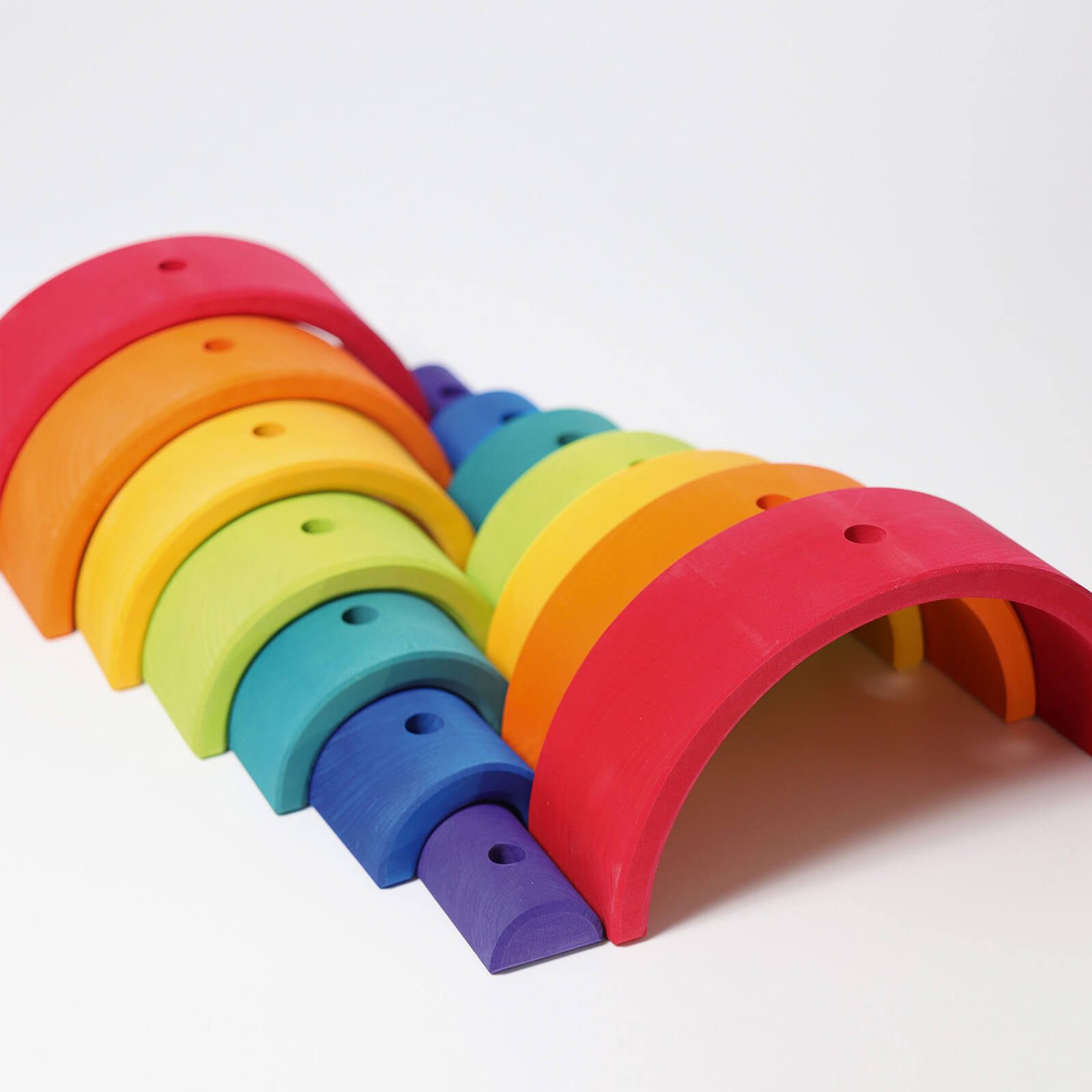 Wooden Stacking Rainbow Tower