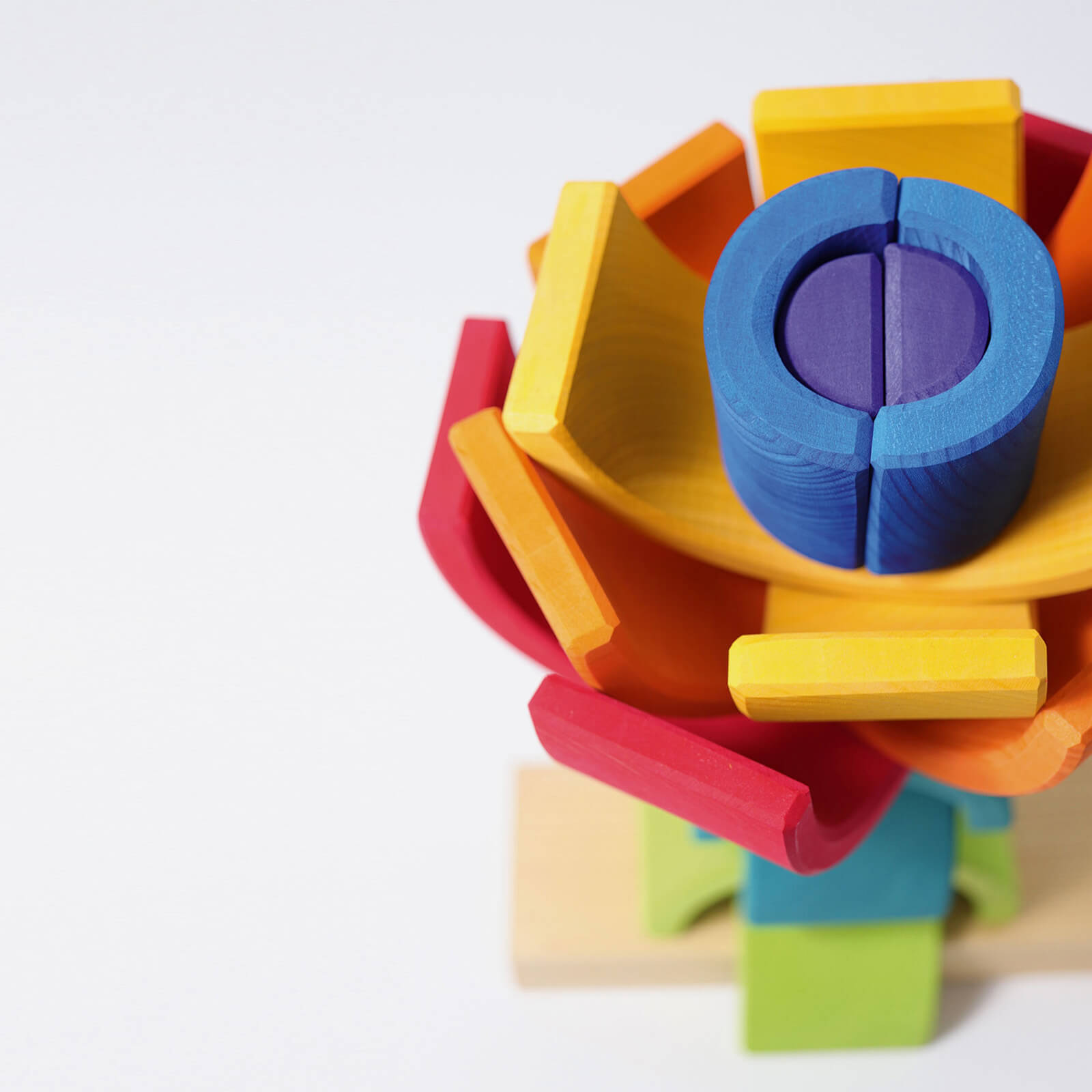 Wooden Stacking Rainbow Tower