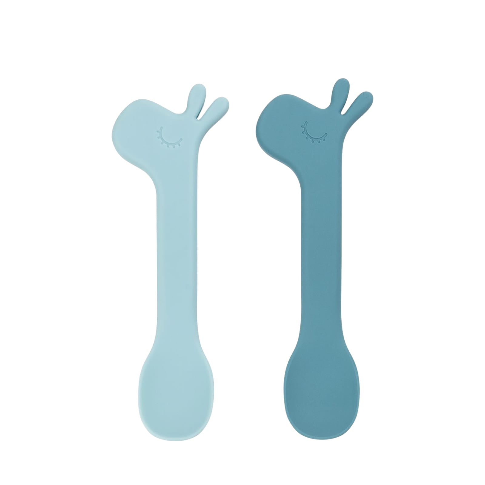 Silicone Spoons 2 Pack - Lalee Blue