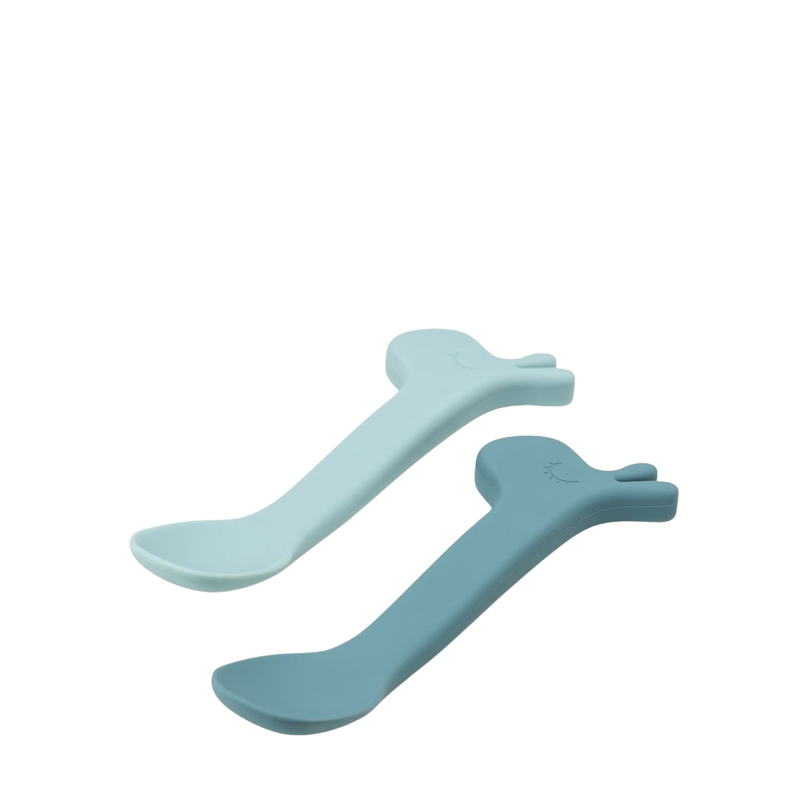 Silicone Spoons 2 Pack - Lalee Blue