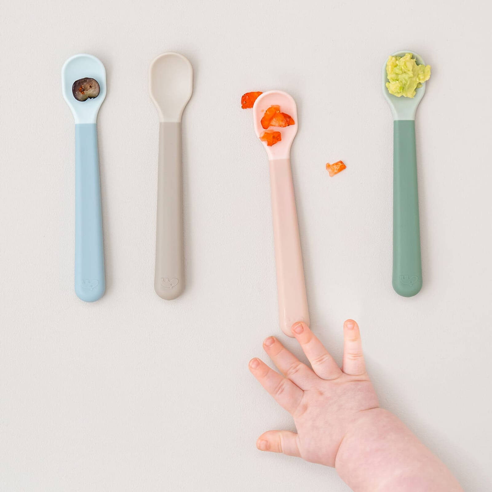 Easy Grip Baby Spoon 3 Pack - Powder