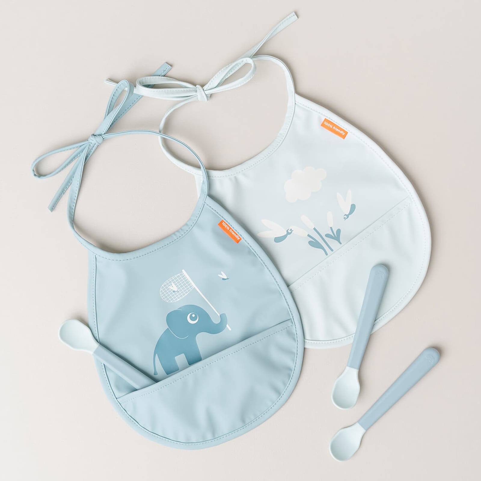 Easy Grip Baby Spoon 3 Pack - Blue