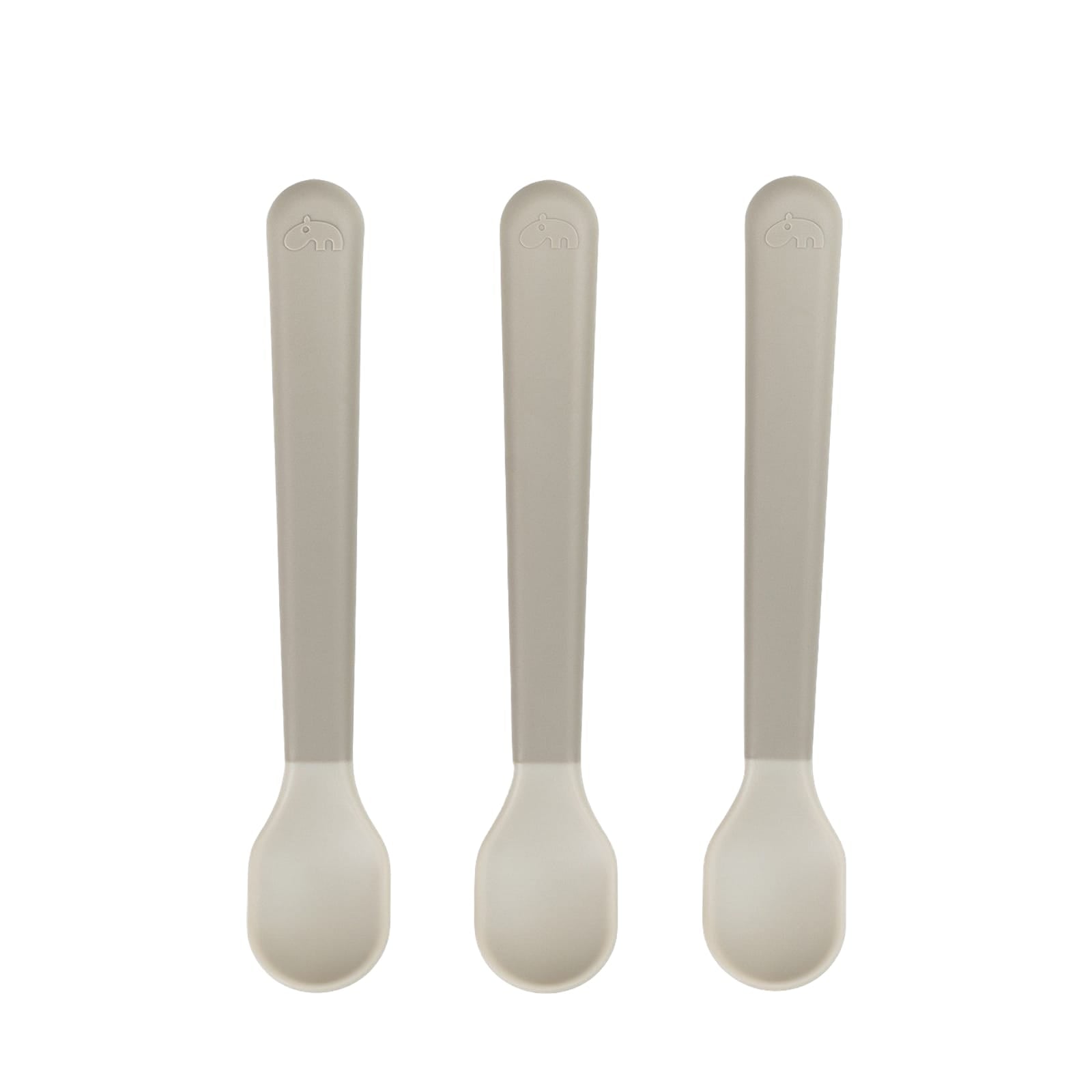 Easy Grip Baby Spoon 3 Pack - Sand